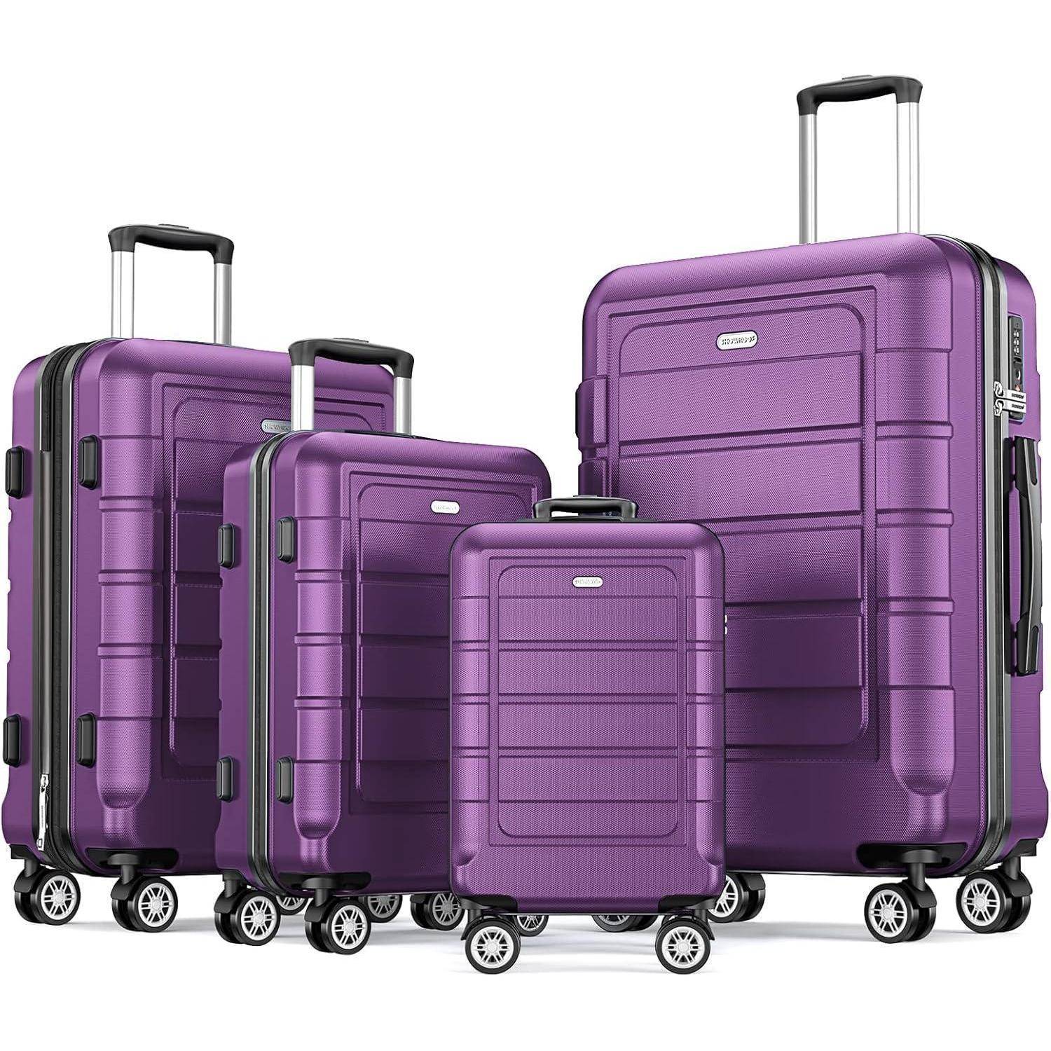 Kofferset 4tlg Hartschale Leicht ABS+PC Erweiterbar TSA Schloss 4