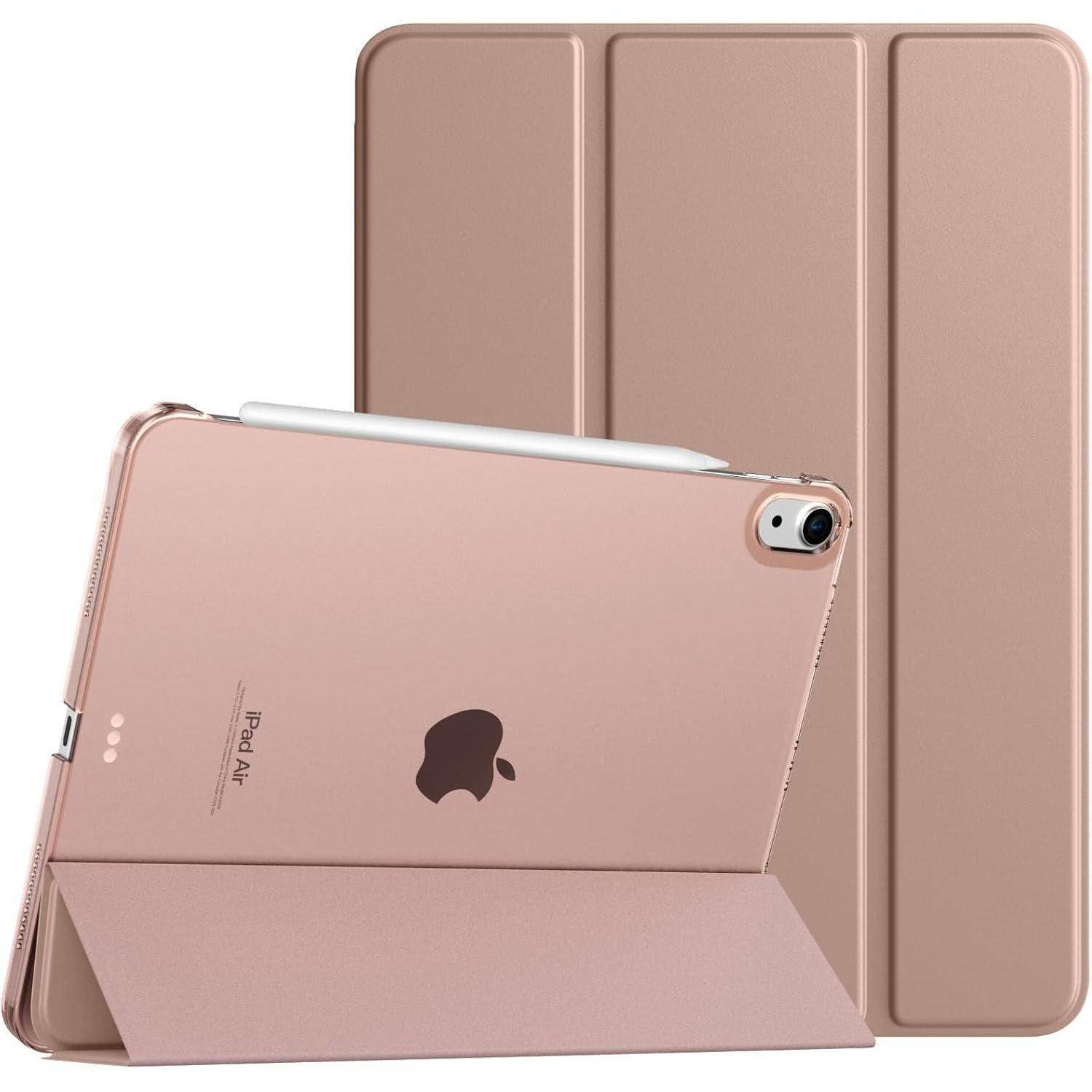 Hülle iPad Air 11 Zoll M3 Transparent AutoSchlaf Milch Kaffee