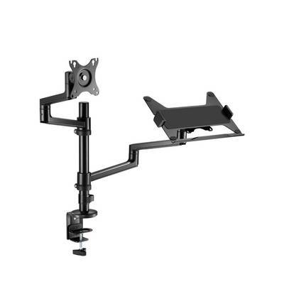 Monitorständer IcyBox 1 Monitor bis zu 32/8kg Tischmontage Multimedia-Technik Tischhalter für