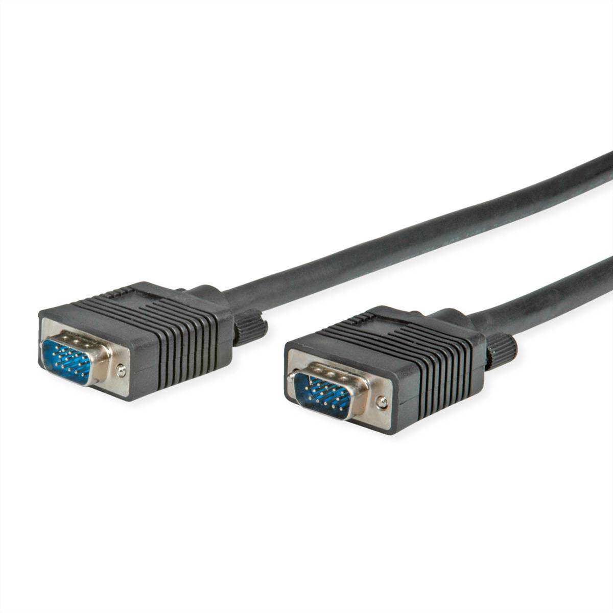 STANDARD SVGA Kabel HD15 ST - ST, schwarz, 3 m Audio- / Videokabel diverse