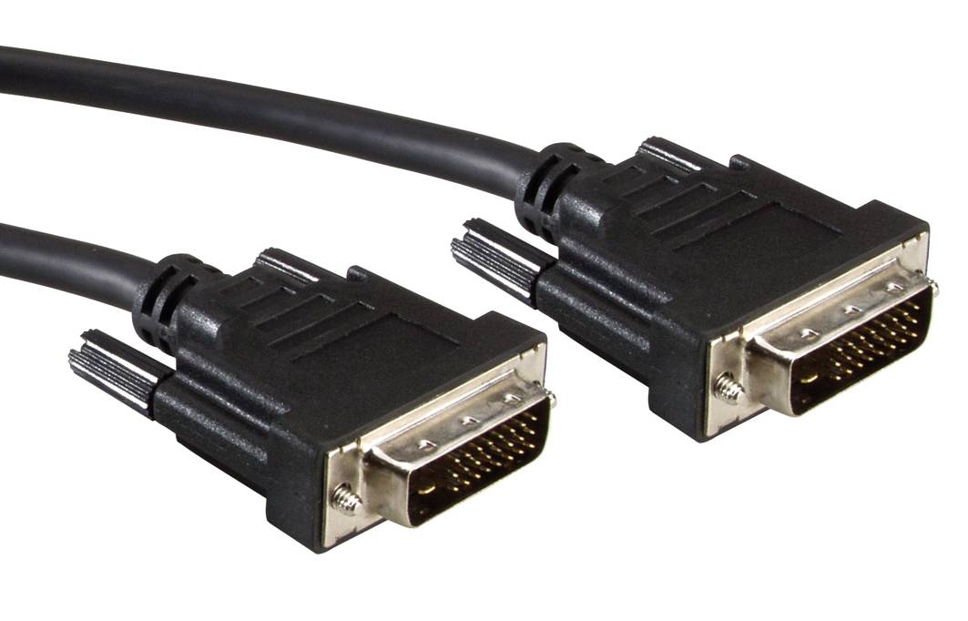 STANDARD Monitorkabel DVI, DVI ST-ST, (24+1) dual link, 2 m Kabel Telefon- und WLAN-Kabel