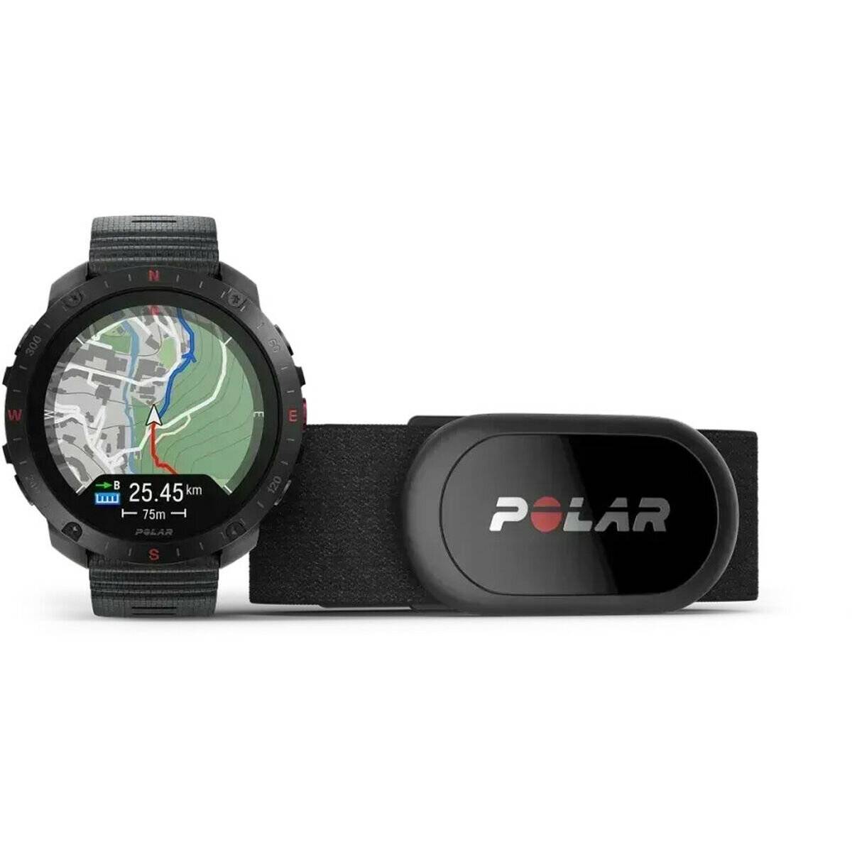 Polar Grit X2 Pro HR S-L Black