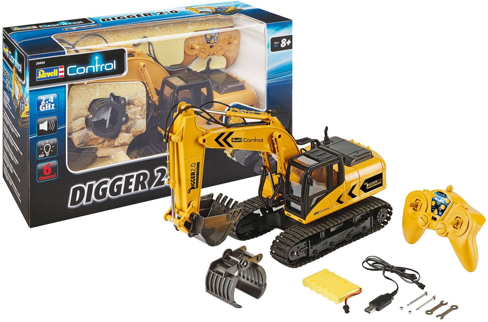 Revell Digger 2.0, RC (gelb/schwarz)