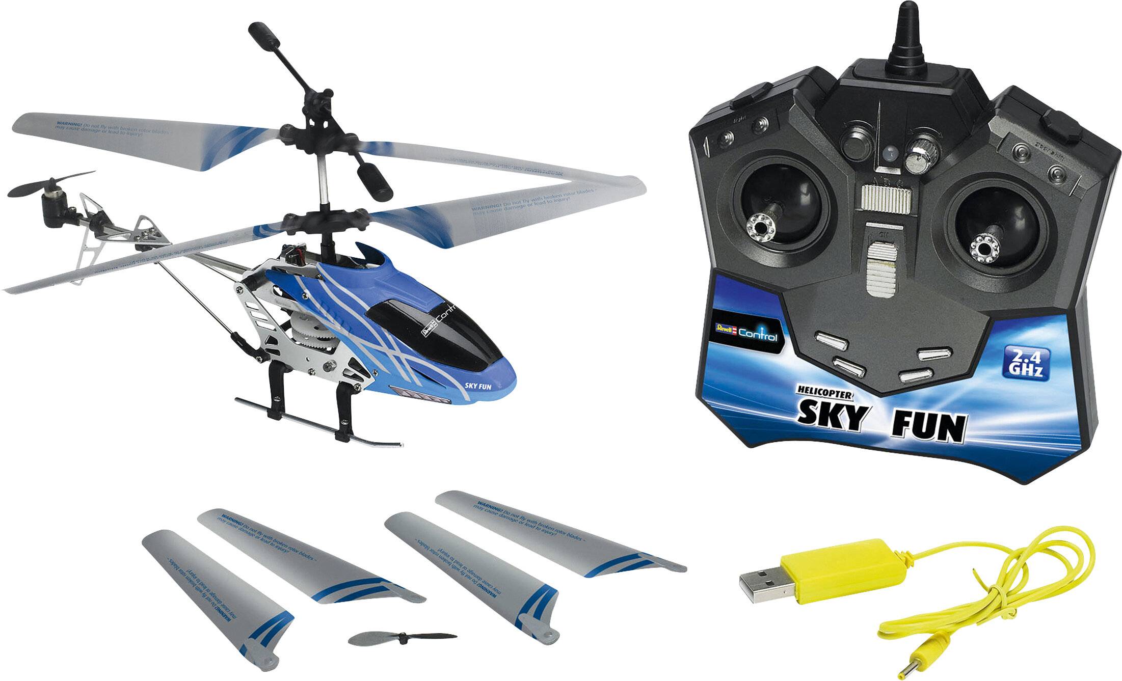 Revell Hubschrauber Sky FUN, RC (blau/silber)