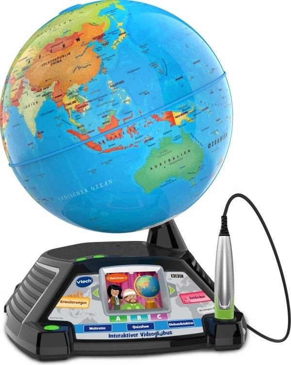 VTech Interaktiver Videoglobus, LernspaÃ 