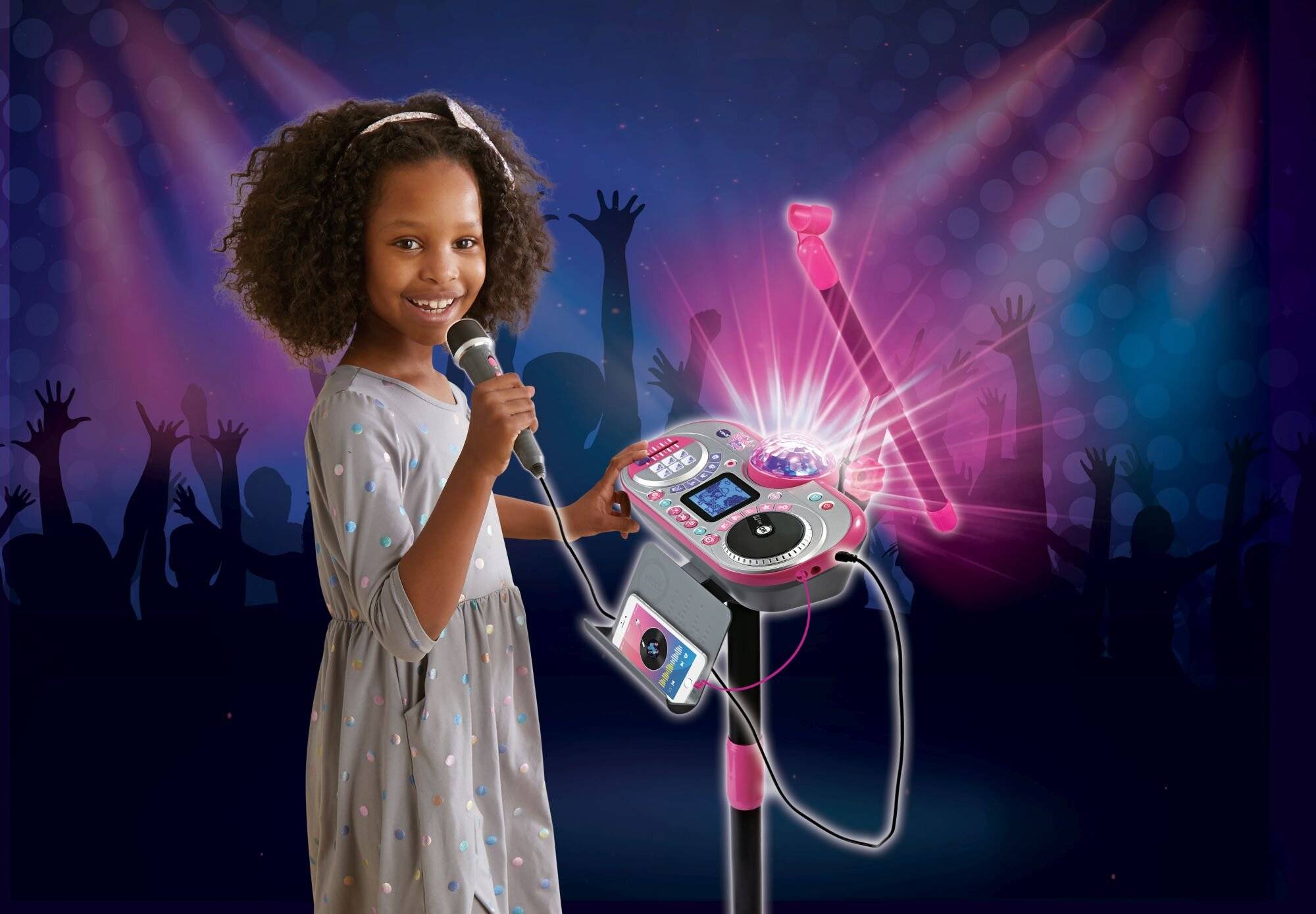 VTech Kidi Super Star DJ Studio, Mikrofon (lila/pink)