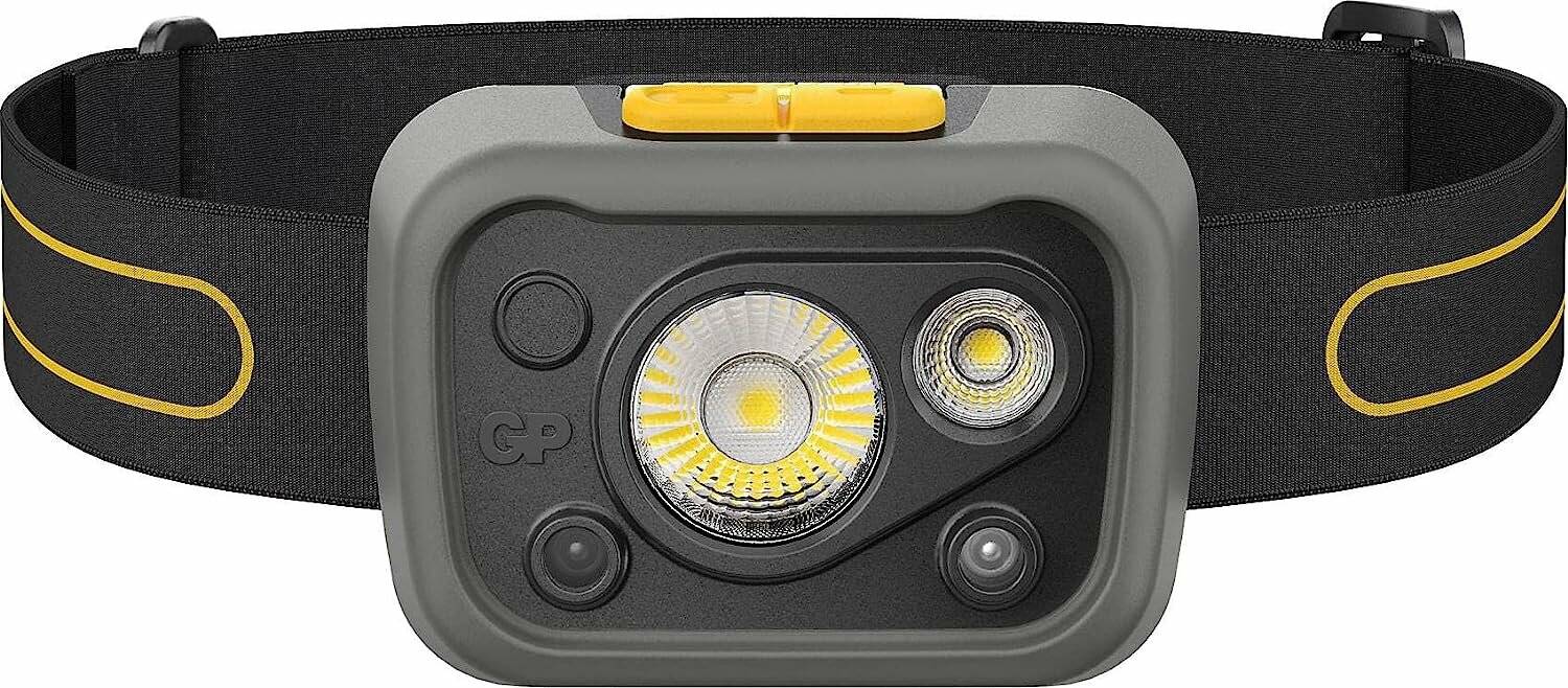 GP Discovery CHW54 LED Stirnlampe grau 6,6 cm