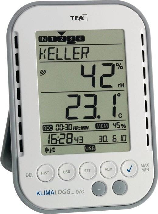 TFA® 30.3039 Hygrometer weiß