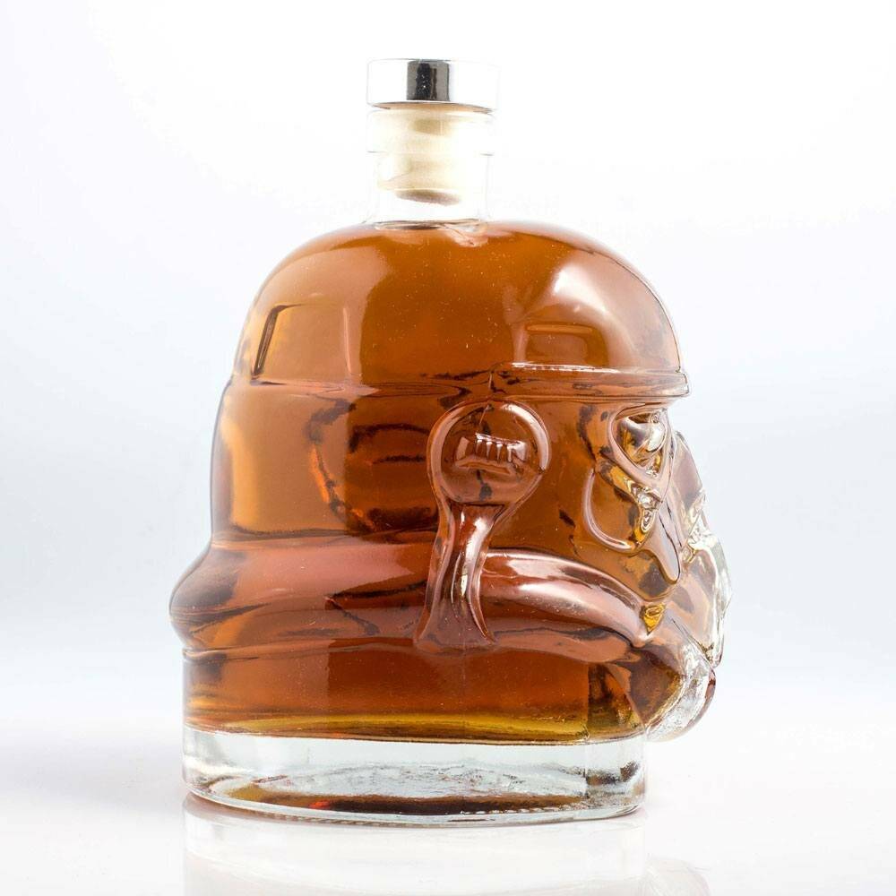 ThumbsUp! Karaffe Stormtrooper Glas 750ml Korken transparent