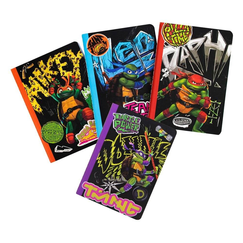ThumbsUP! Notizbuch 4er Set - TMNT