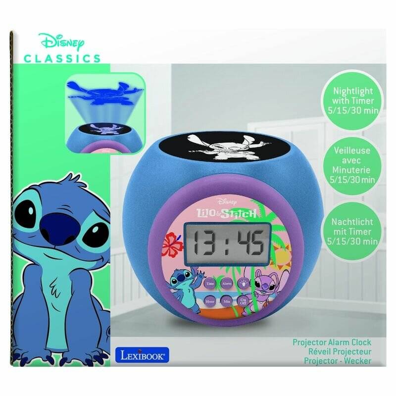 Disney Stitch Projektor-Wecker