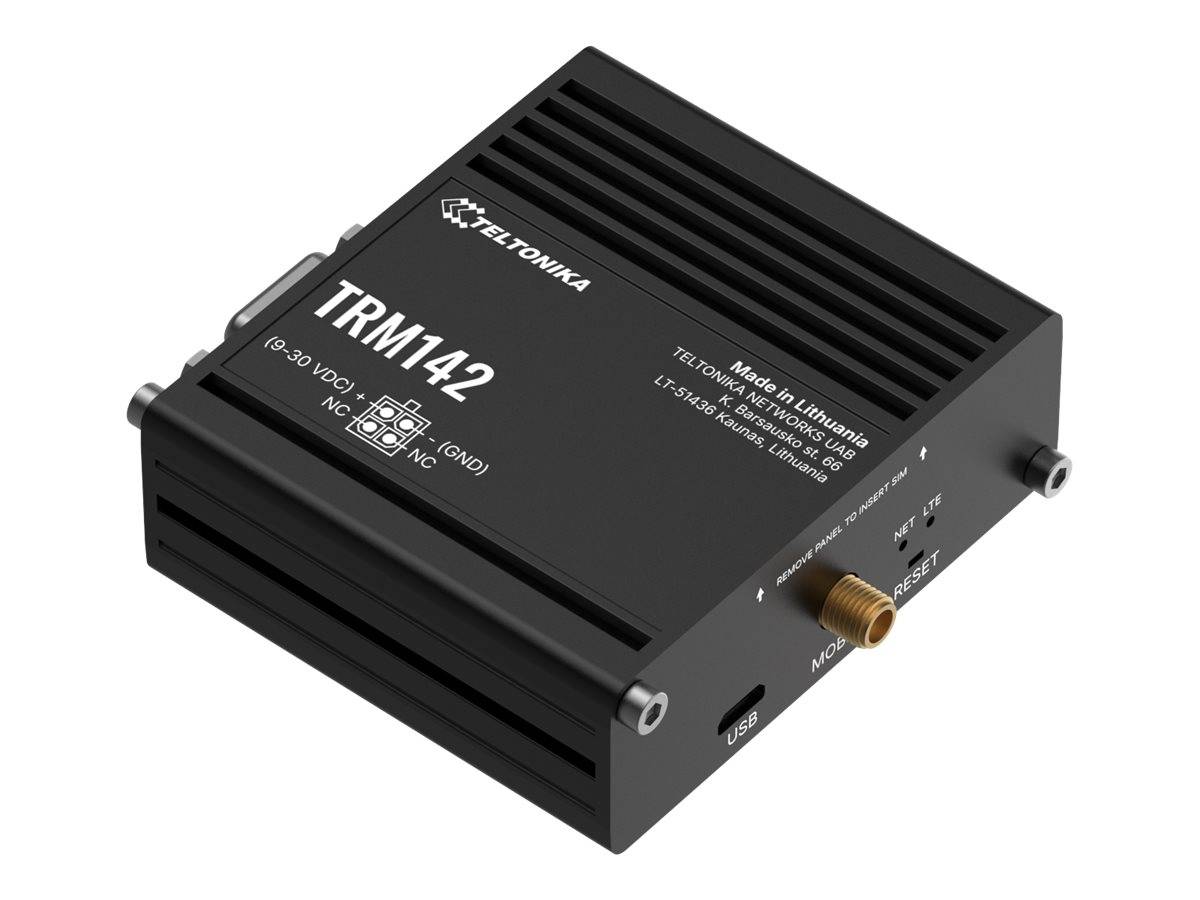 Teltonika TRM142 - Wireless Router - WWAN - 4G, 3G, 2Gan DIN-Schiene montierbar