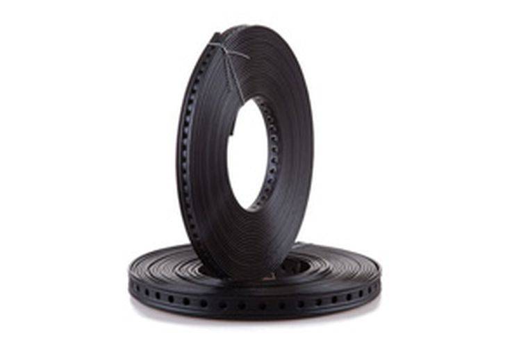 Montageband kunststoffummantelt 311124 B 18mm / Loch ø6,5mm / 10m