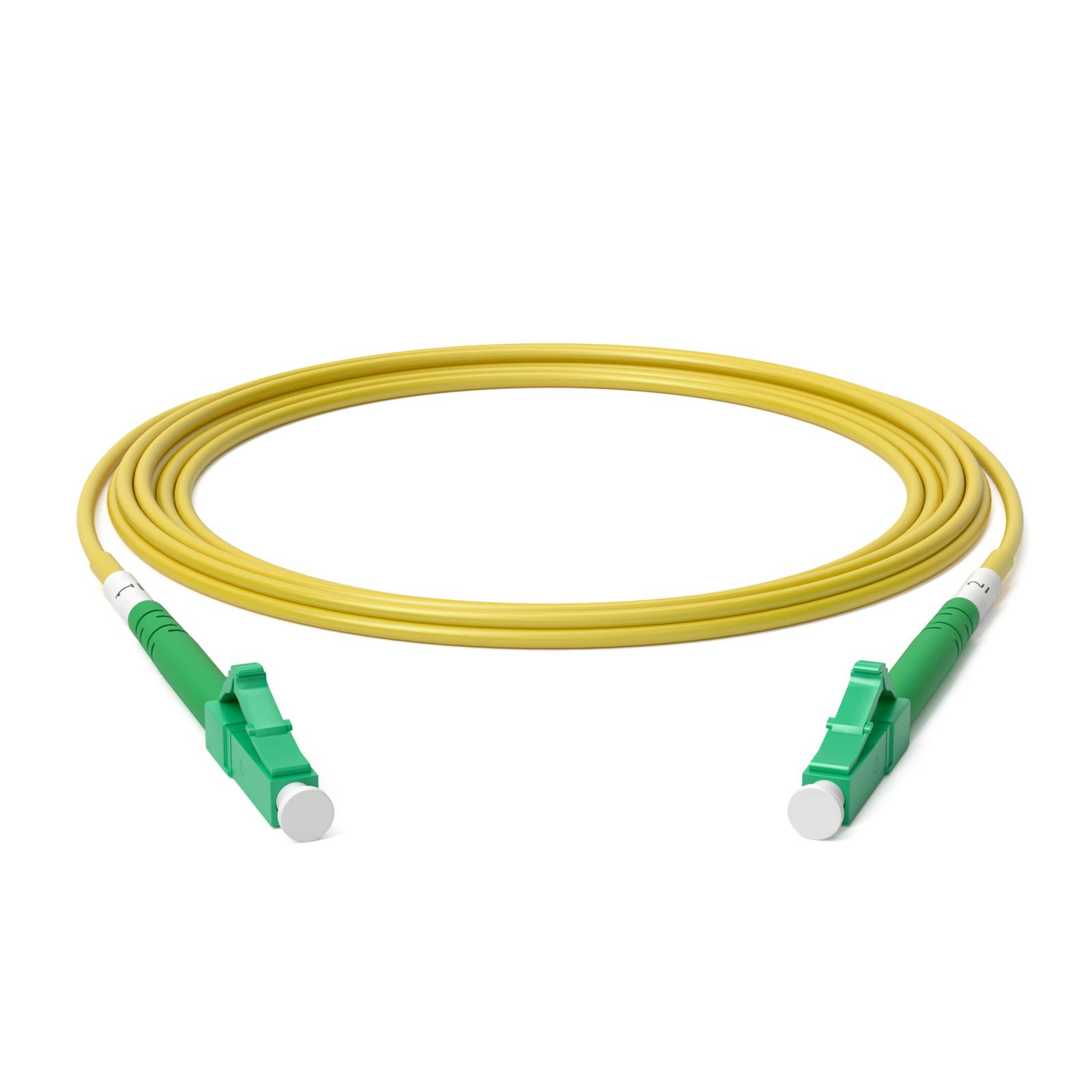 hb-digital LWL Patchkabel LC APC auf LC APC Simplex 1m G657 A2