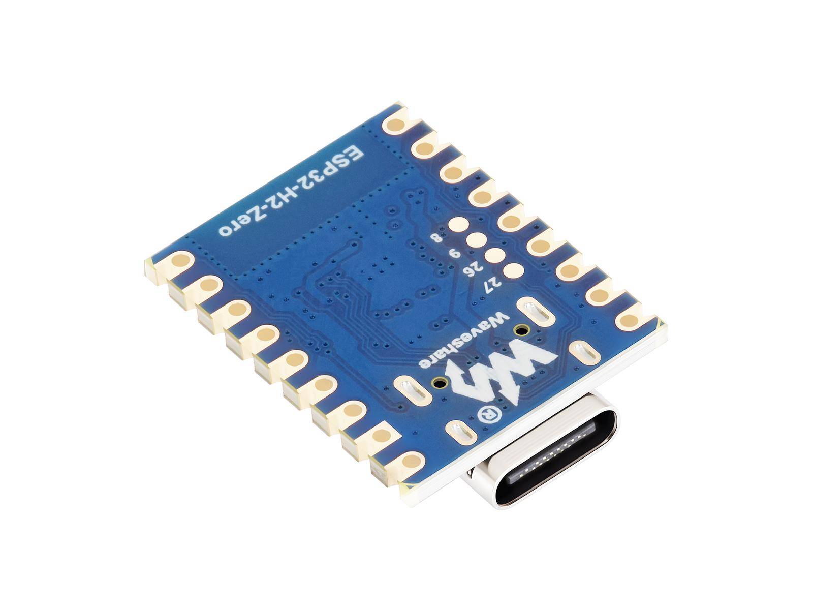 Waveshare ESP32-H2 Mini Dev Board, 96MHz, 4MB Flash, BLE, Zigbee Thread, USB-C - Auswahl: Ohne Header
