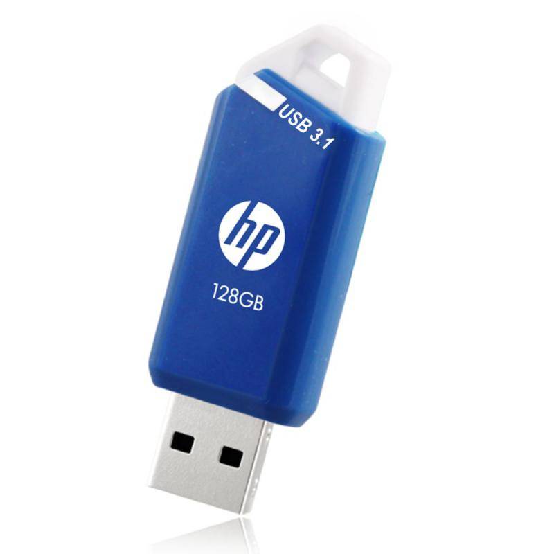 HP X755W PACK x3, 128 GB, USB Typ-A, 3.2 Gen 1 (3.1 Gen 1), 75 MB/s, Dia, Blau, Weiß