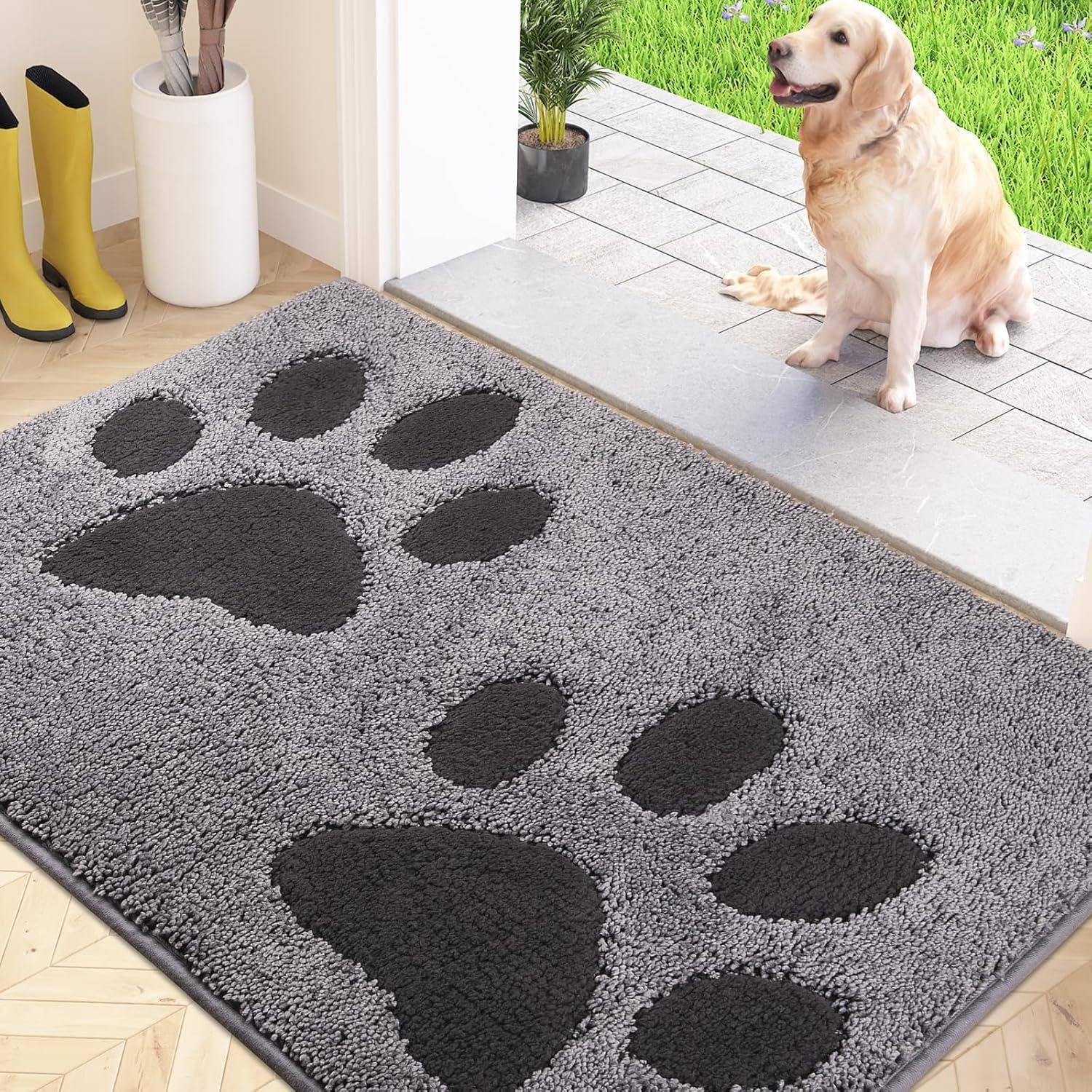 Schmutzfangmatte waschbar absorbierend rutschfest wasserdicht Teppich