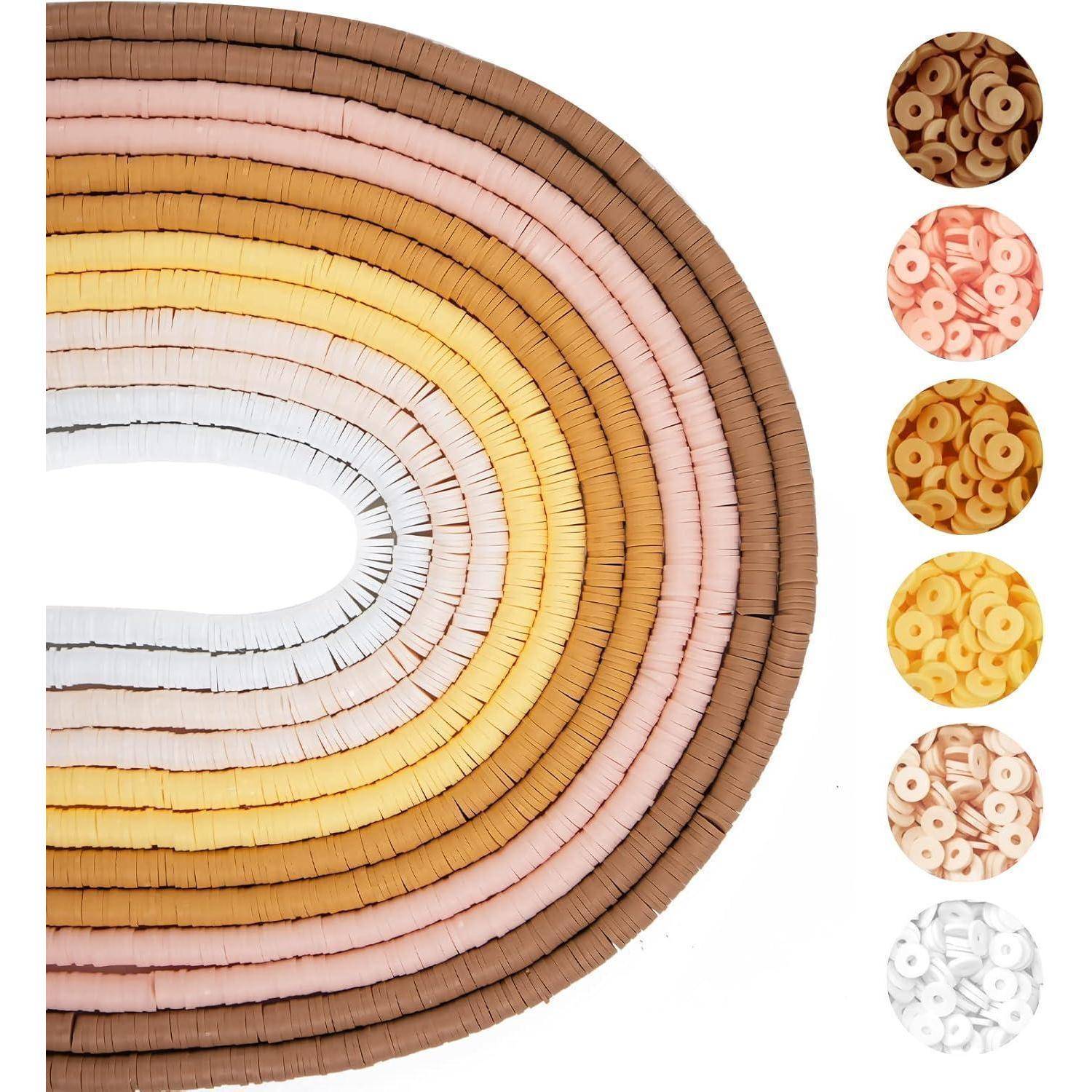 Perlen Heishi Clay 6mm 4200 Stück Set Halskette Armband E