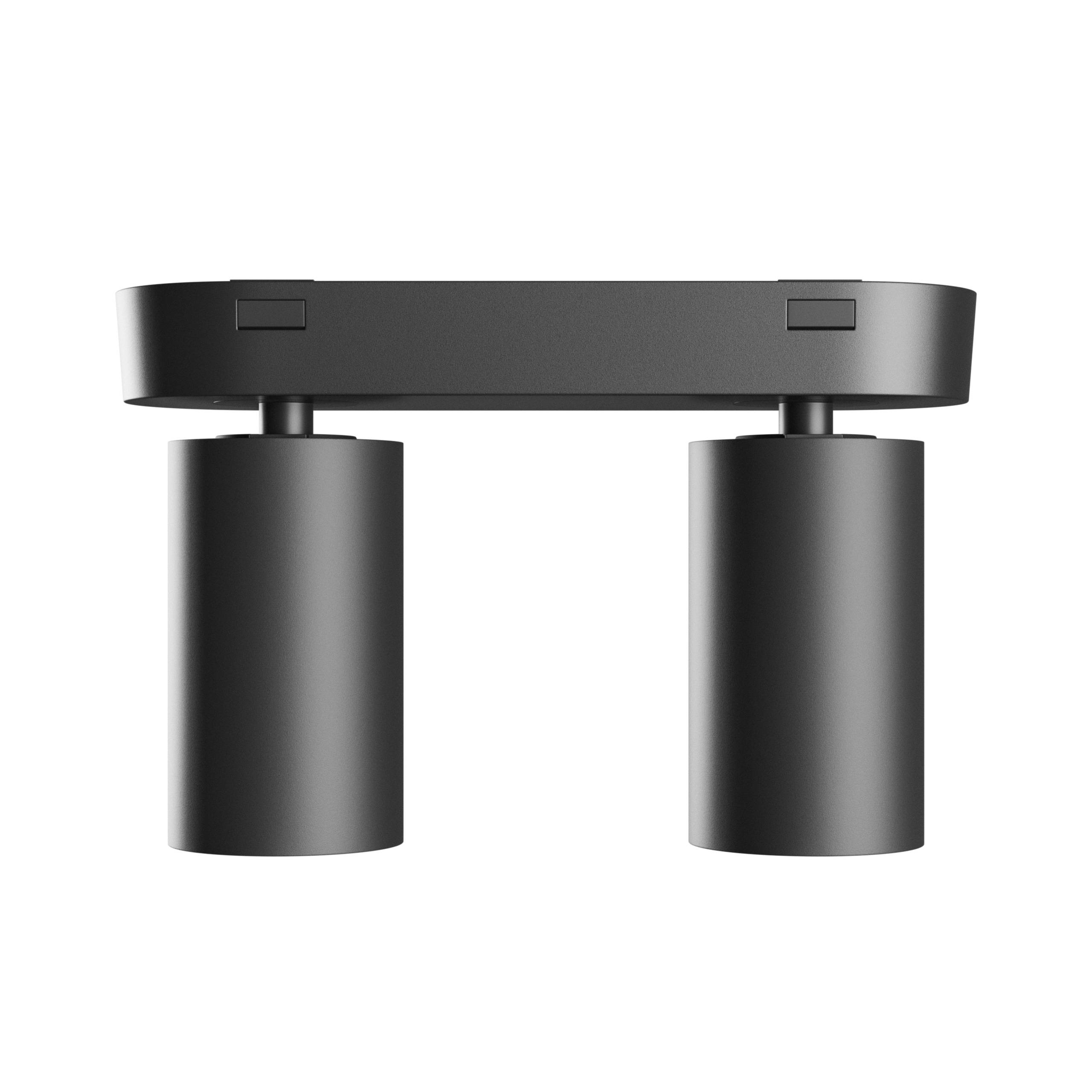 Spectrum LED MADARA ALTRO 2xGU10 Deckenleuchte 230V Aluminium IP20 Schwarz Aufbauleuchte