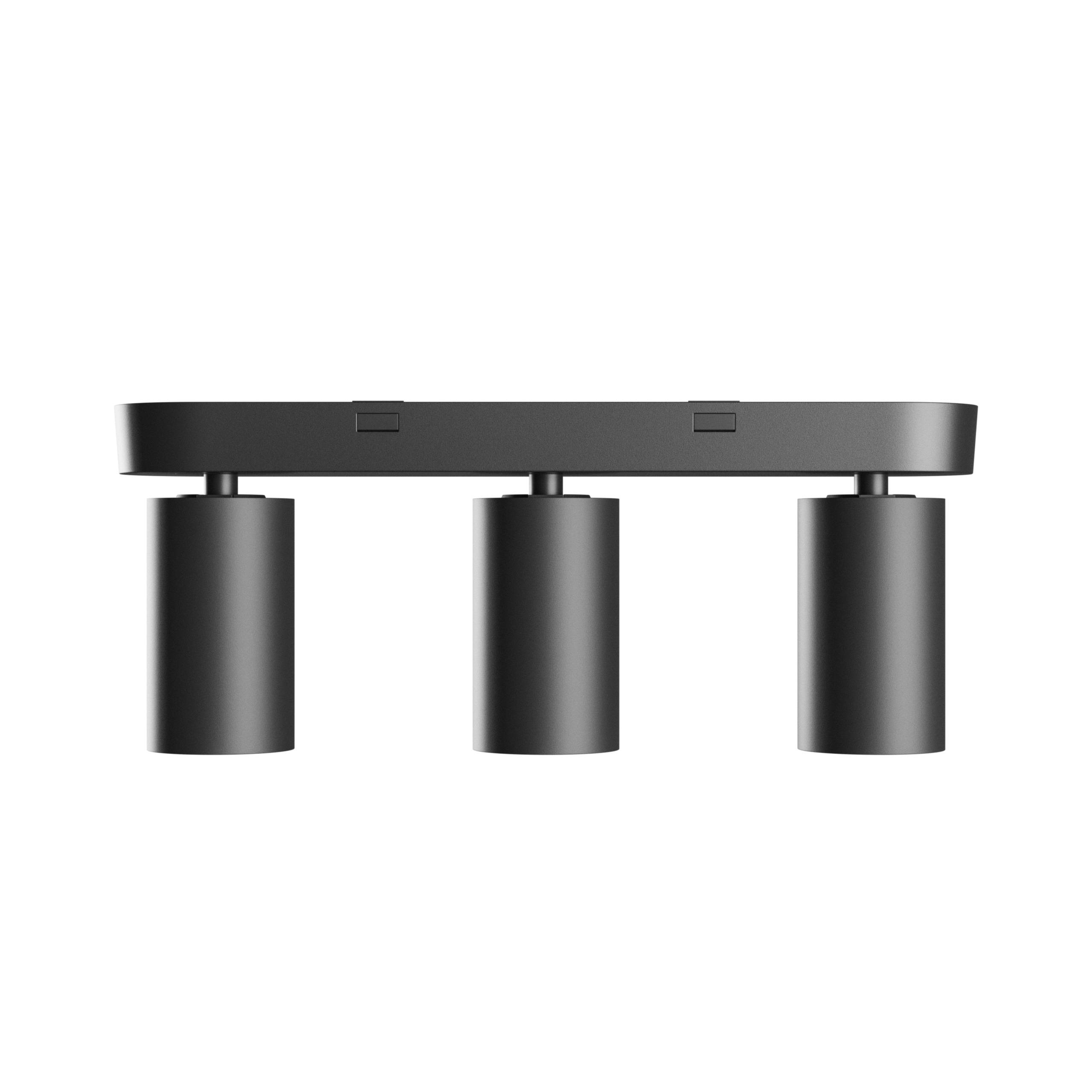 Spectrum LED MADARA ALTRO Deckenleuchte 3xGU10, 230V, IP20, 350x70x135mm, Schwarz, Aluminium, Aufputz, Innenbereich