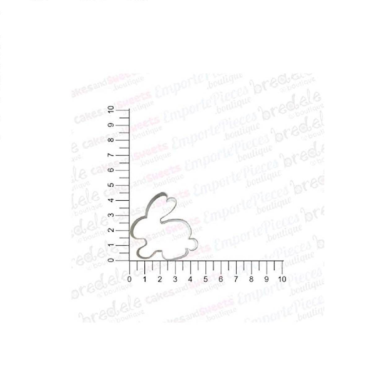 Neustanlo | Ausstechform Hase, klein, 5,5cm