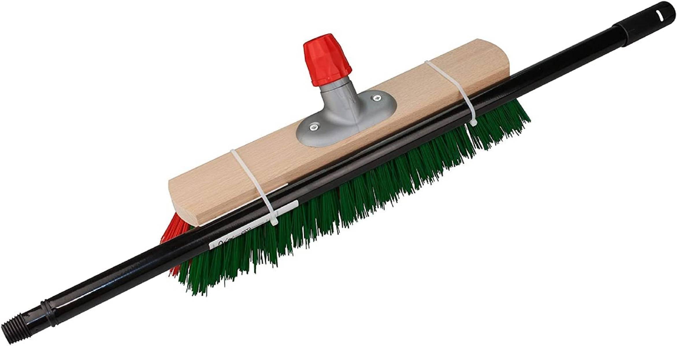 NEUSTANLO | Garten- & Straßenbesen | 40 cm | mit PVC-Beborstung | Teleskopstiel | Teleskopstange | Besen