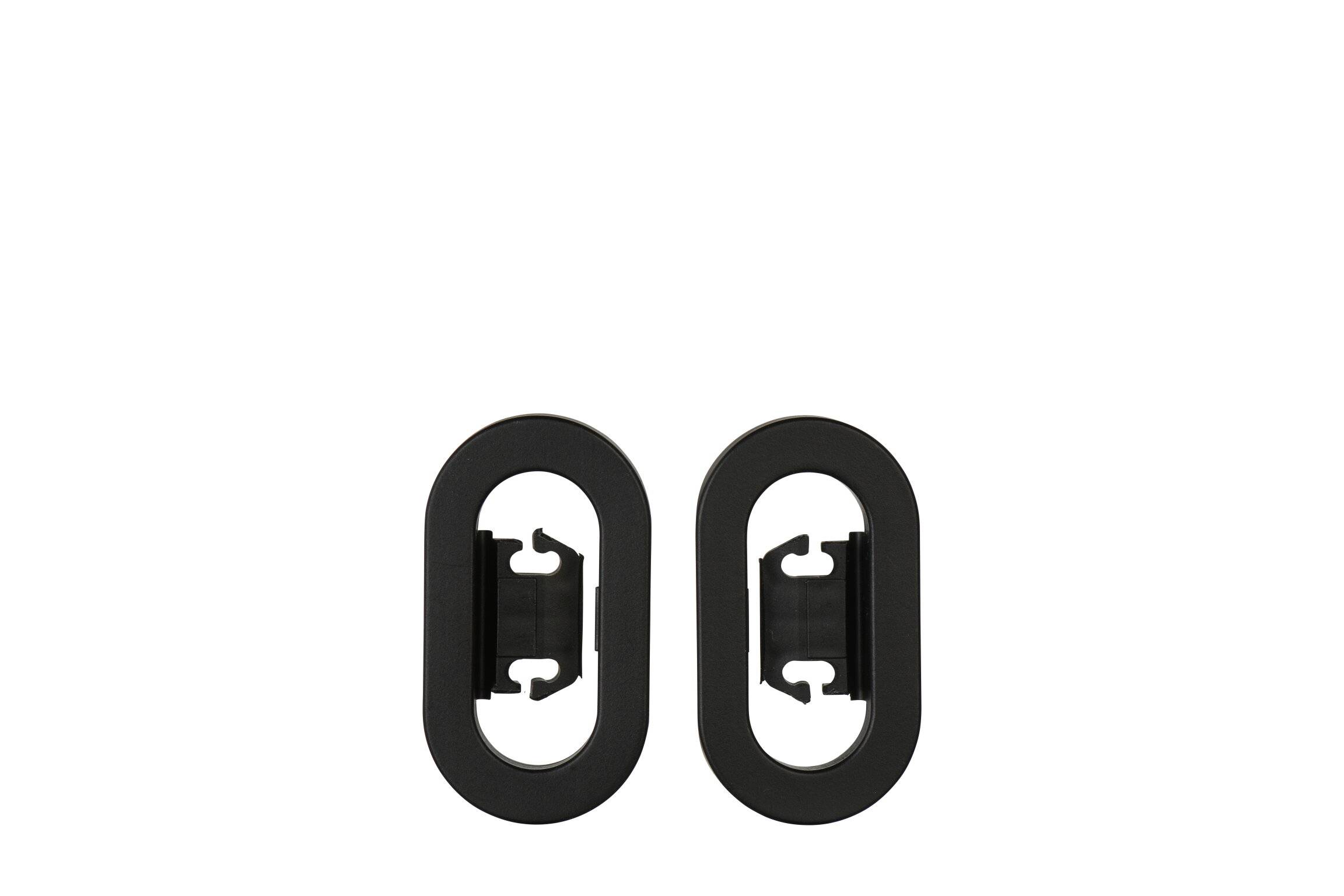 Mepal | Verschlußclips für (Bento) Lunchbox Take a Break 2 Stück - Nordic Black