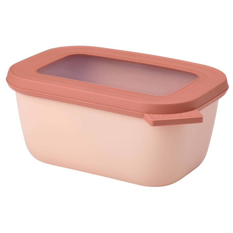 Mepal - Multi Bowl Cirqula Rectangular - Vorratsdose mit Deckel - Geeignet als Luftdichte Aufbewahrungsbox für den Kühlschrank, Mikrowellengeschirr