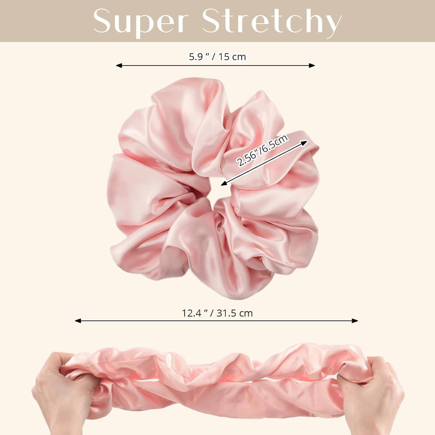 Scrunchie in rosa Tönung, 5,9