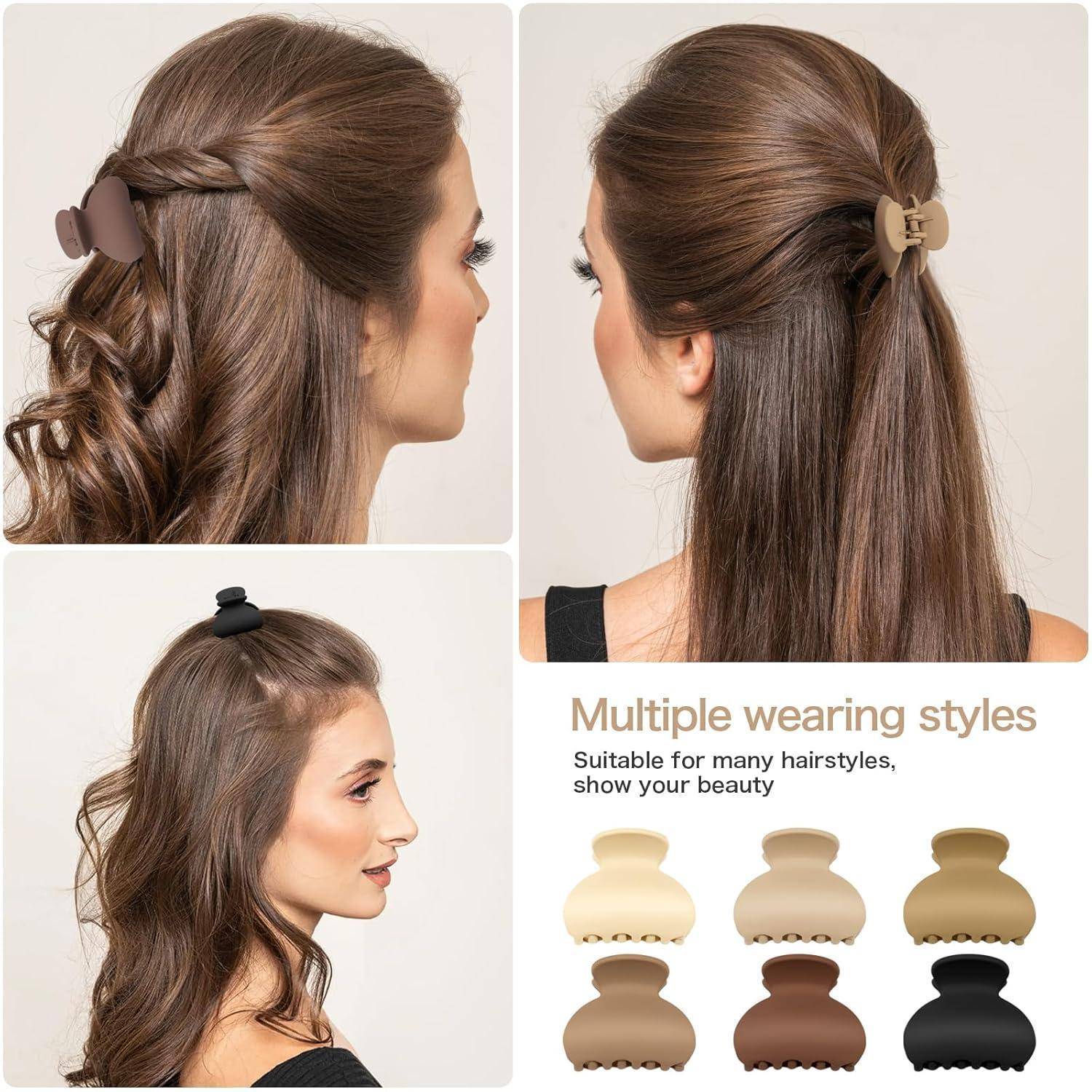 Haarklammer Haarspangen Damen Rutschfestes Haarclip Mädchen Mini