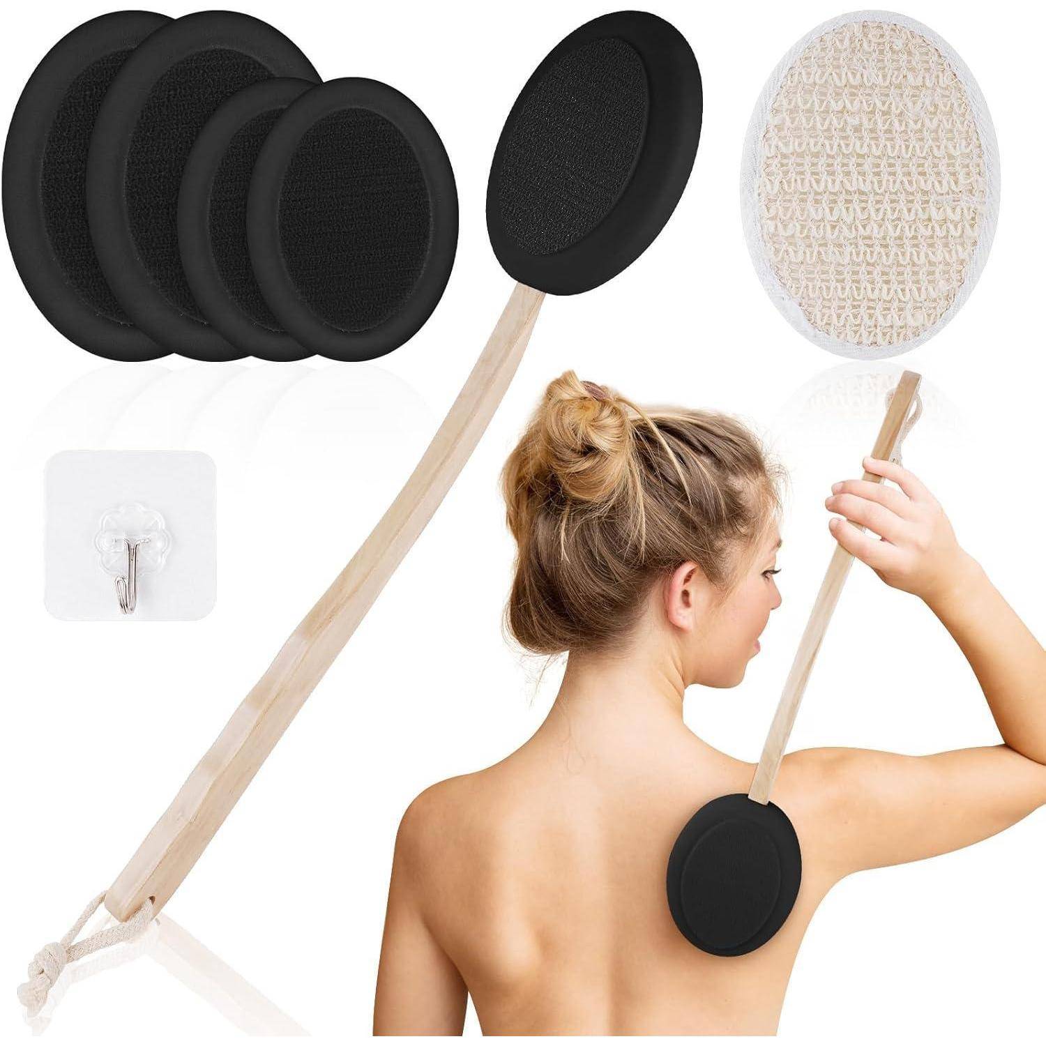 Eincremehilfe für Rücken 7-teiliges Set mit austauschbaren Pads