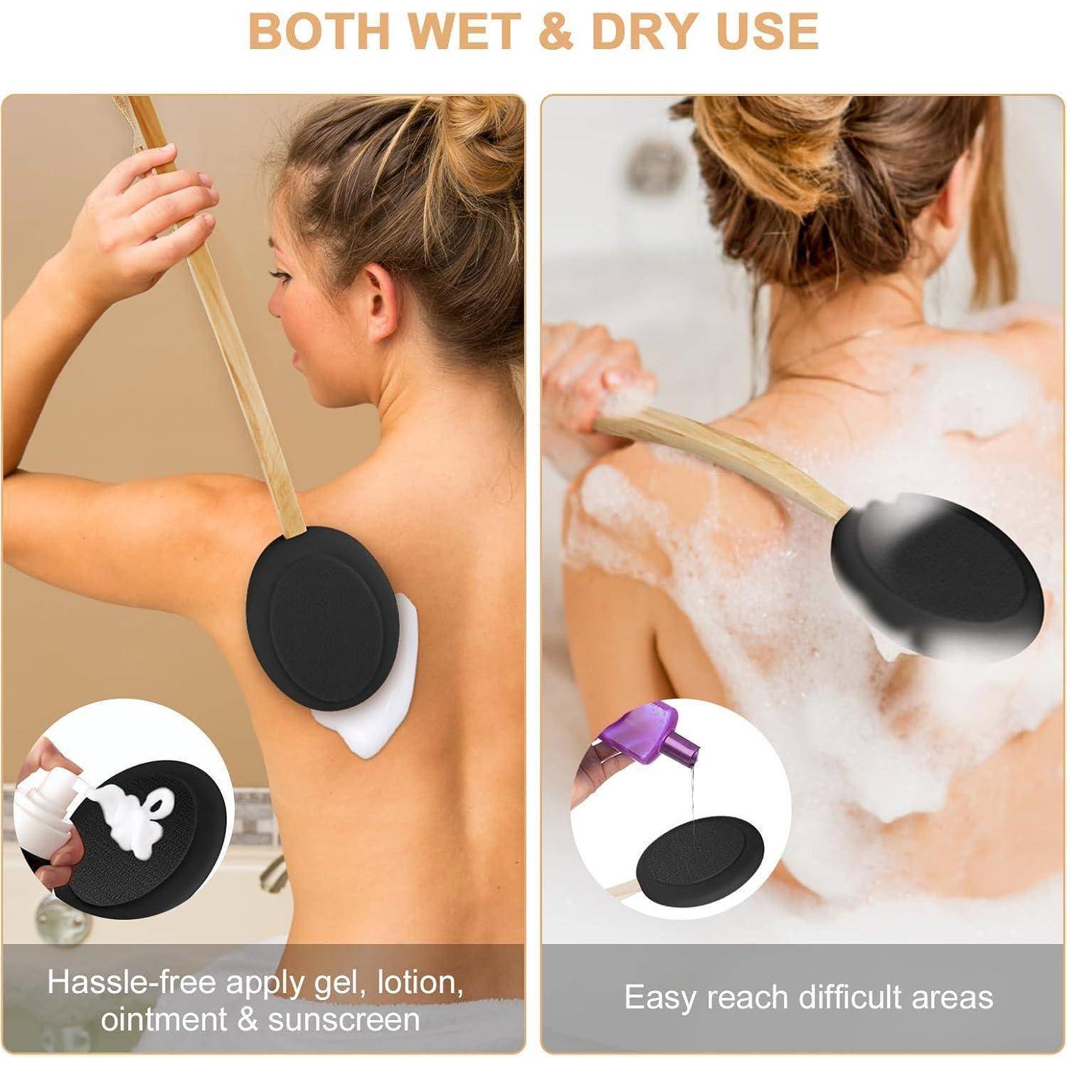 Eincremehilfe für Rücken 7-teiliges Set mit austauschbaren Pads
