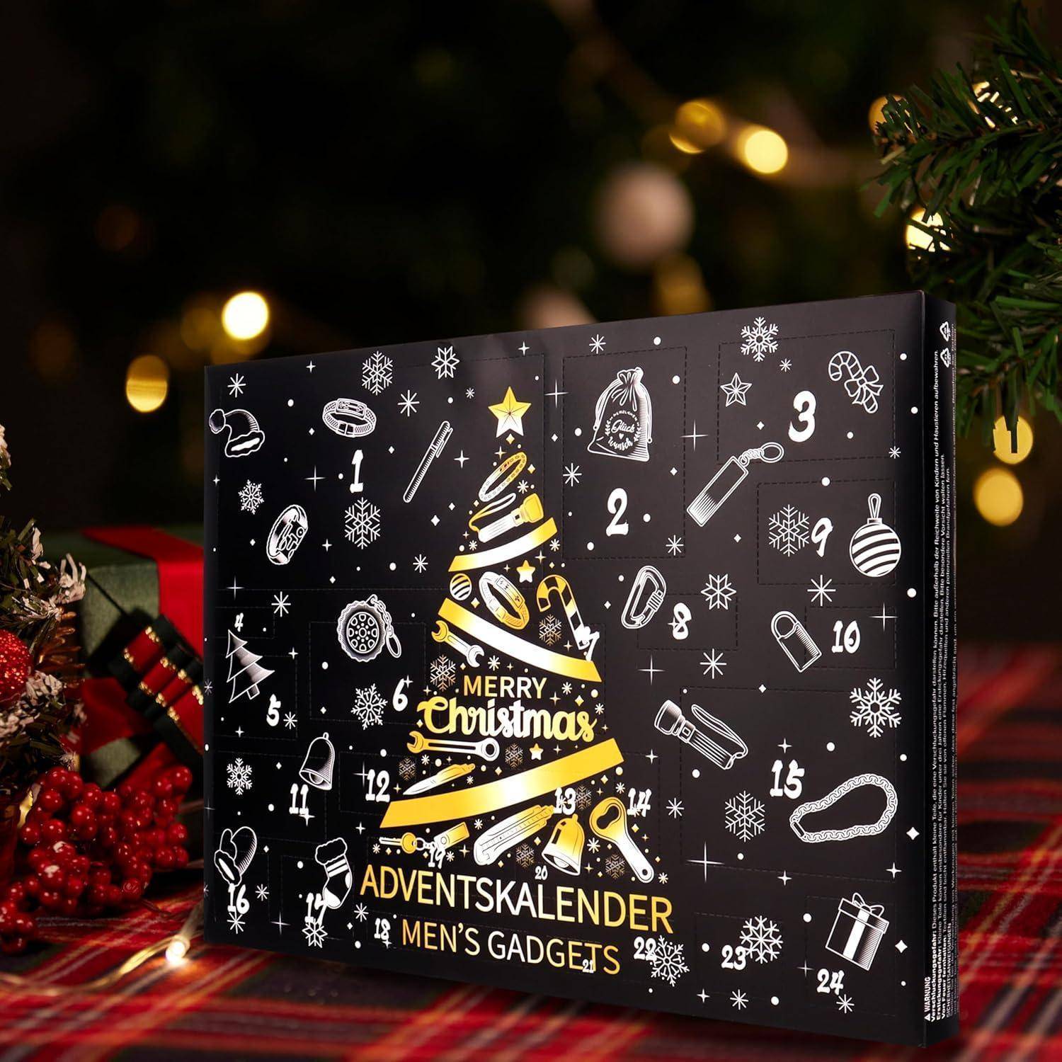 Adventskalender für Männer 2025 mit 24 praktischen Werkzeug-Gadgets