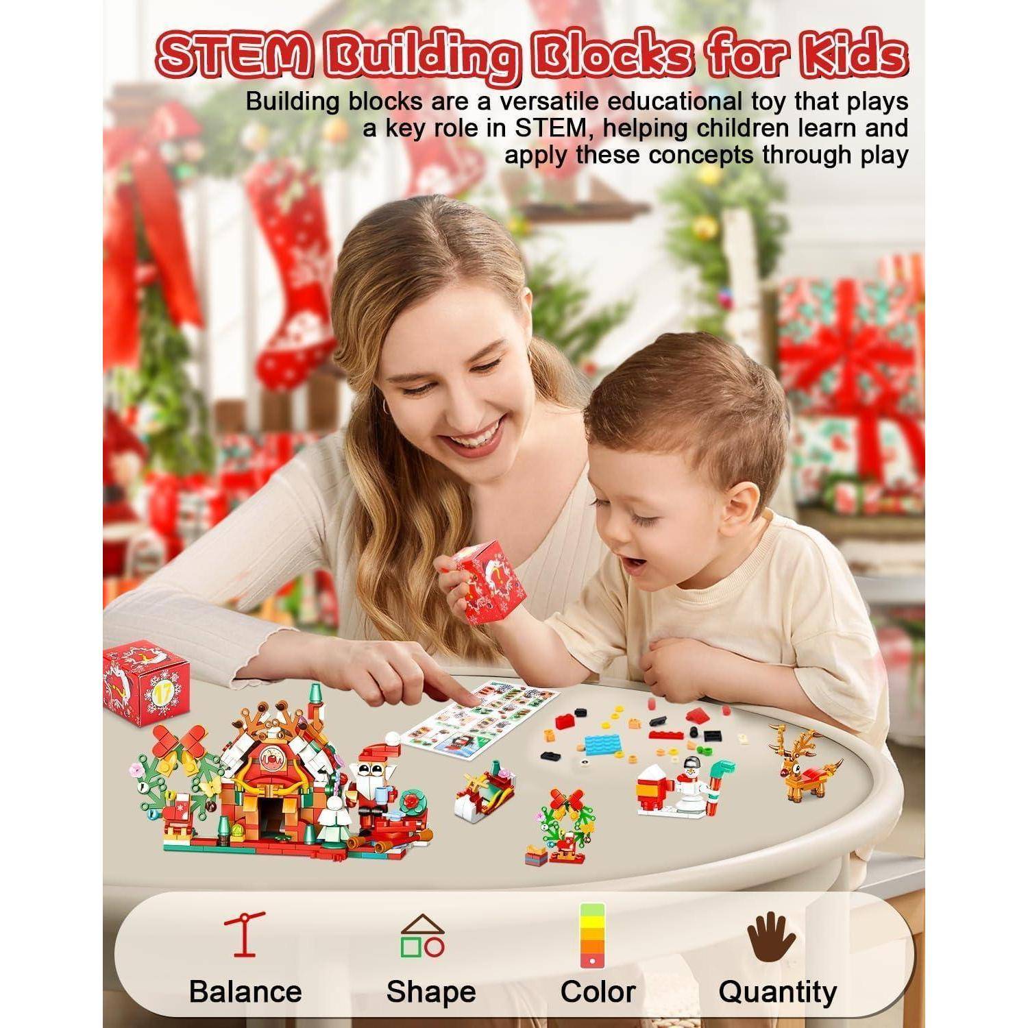 Adventskalender 2025 Kinder Mini Bausteine