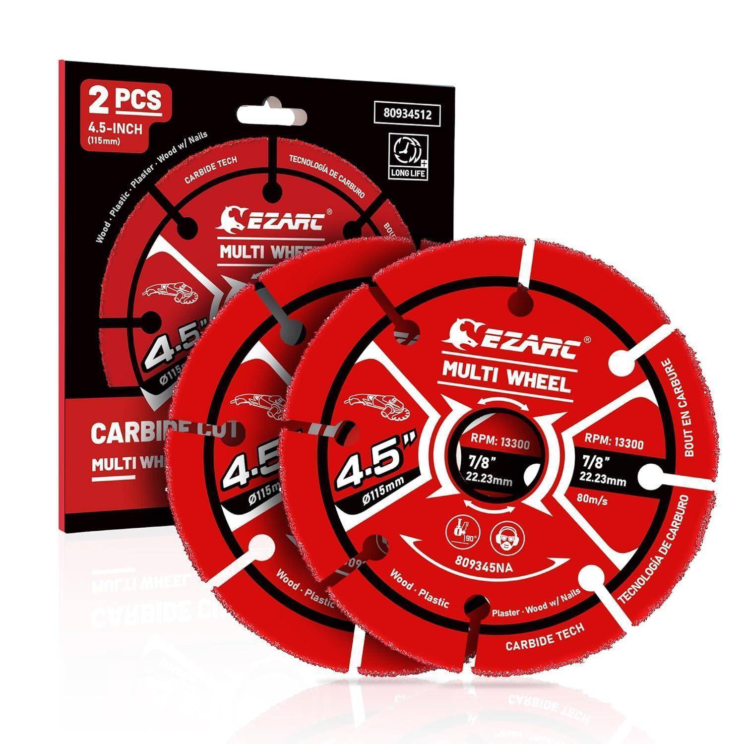 Trennscheiben Carbide 22.2mm Holz Nägel Laminat 2er Pack 115mm