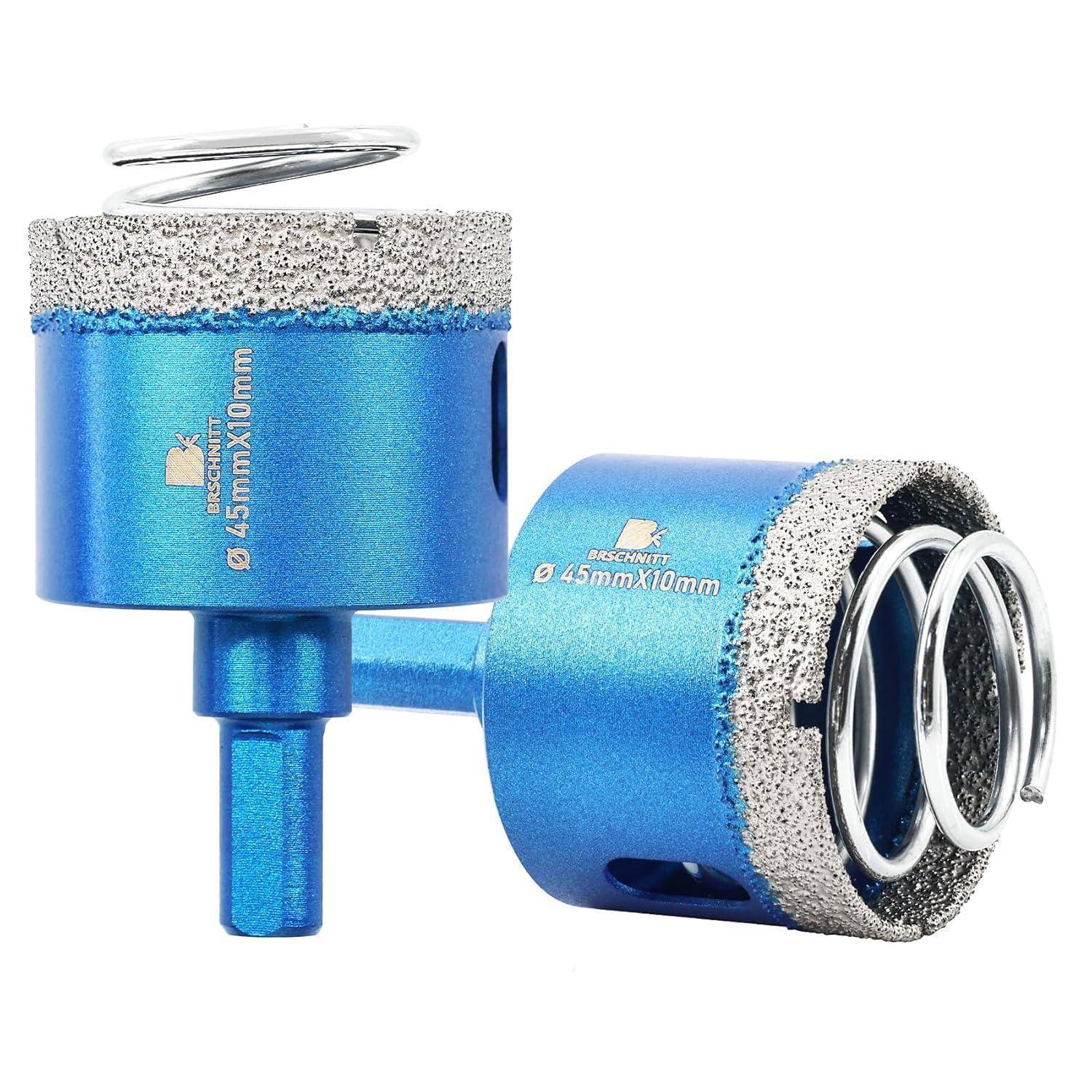 Diamant Fliesenbohrer 45mm Kernbohrer Set Keramik Granit 45mm 2