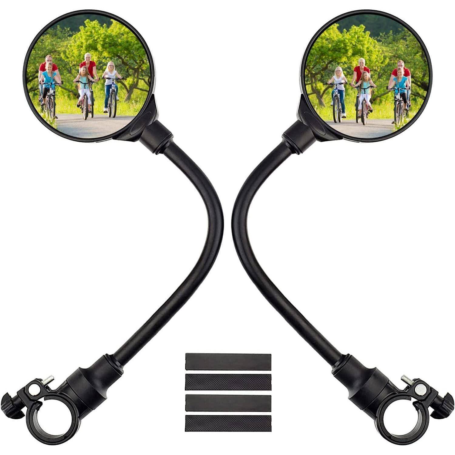 Fahrradspiegel 2 Stück 360° Drehbar für 22-32mm Lenker - Sicherer