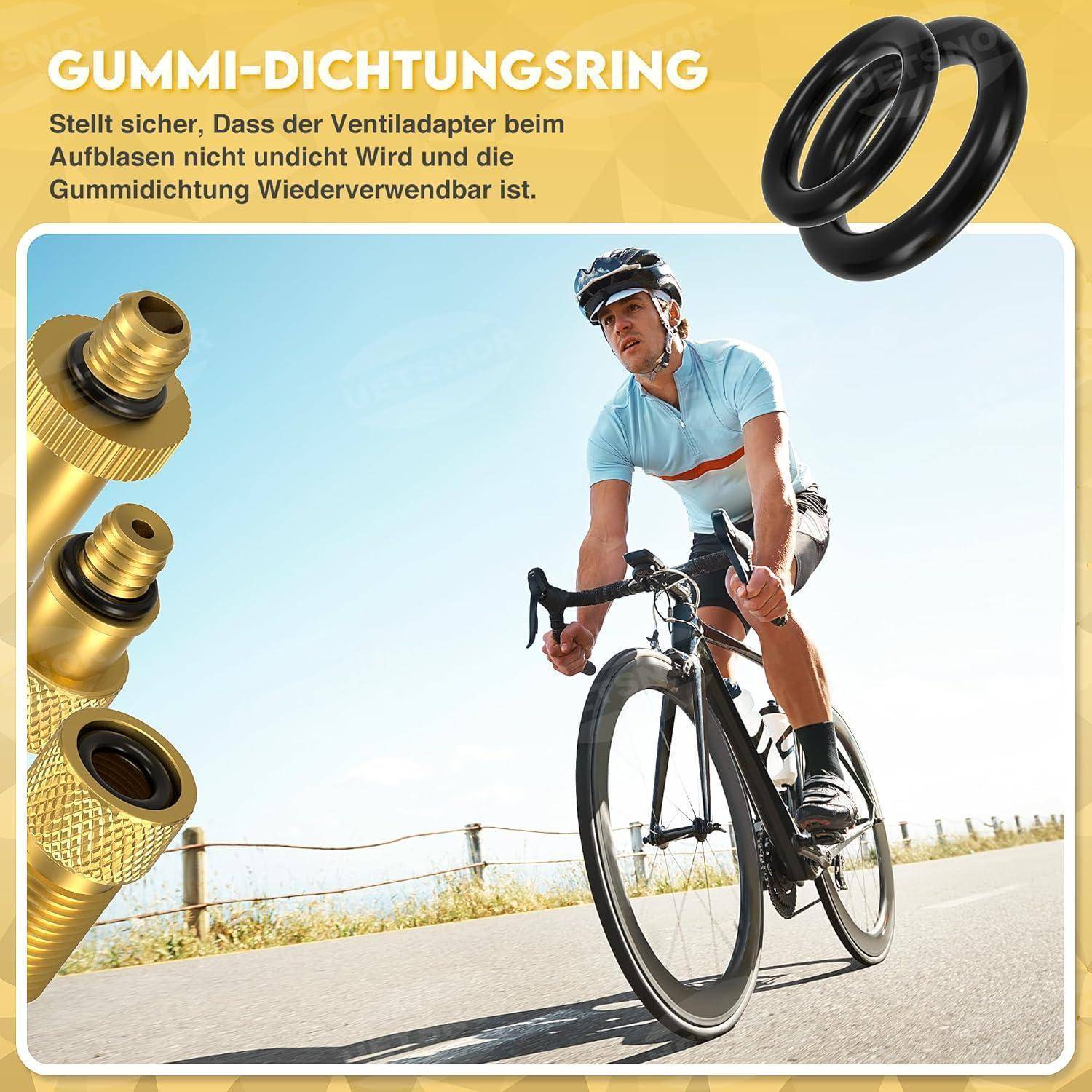 Fahrradventil Adapter Set Französisches Ventil Adapter Bike Auto