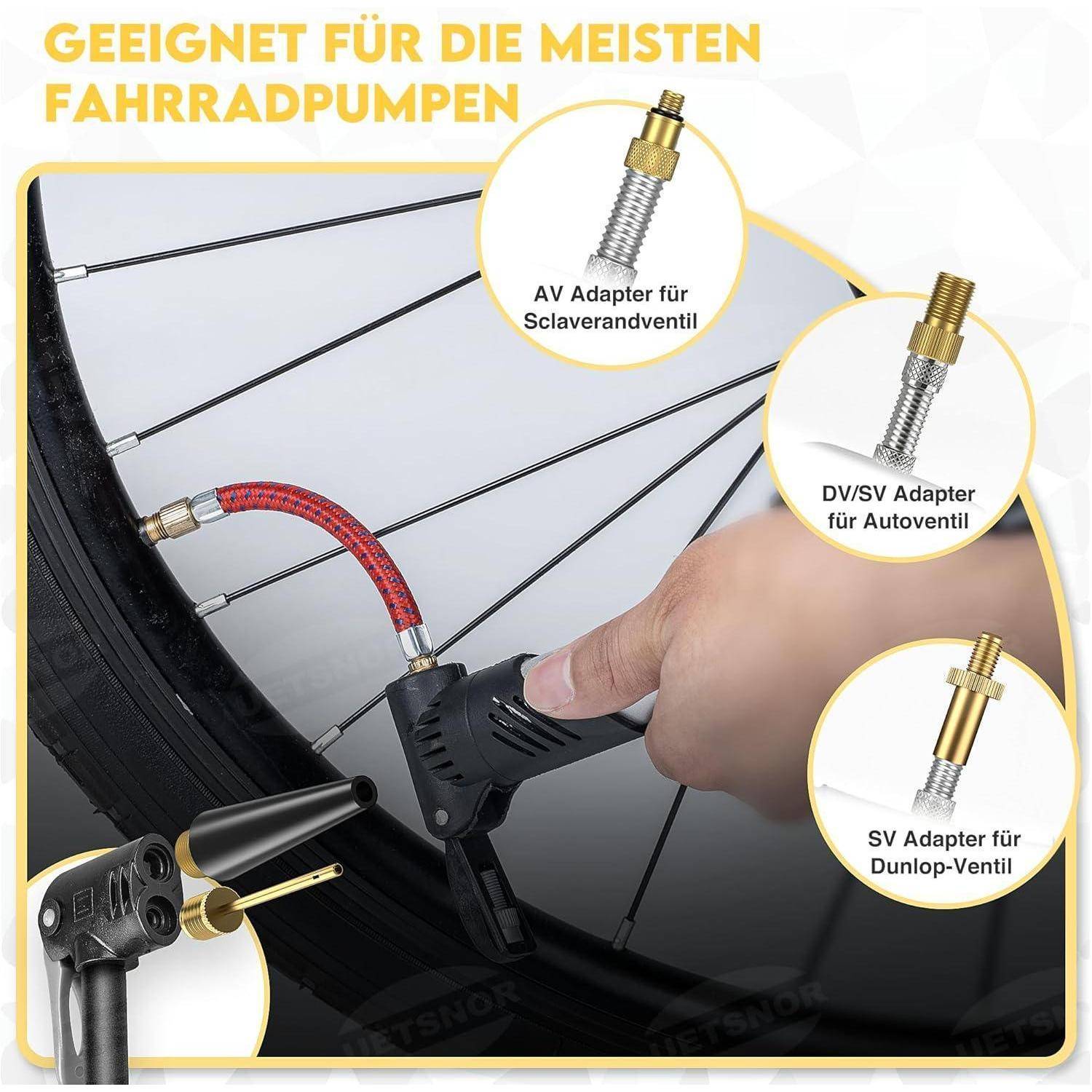 Fahrradventil Adapter Set Französisches Ventil Adapter Bike Auto