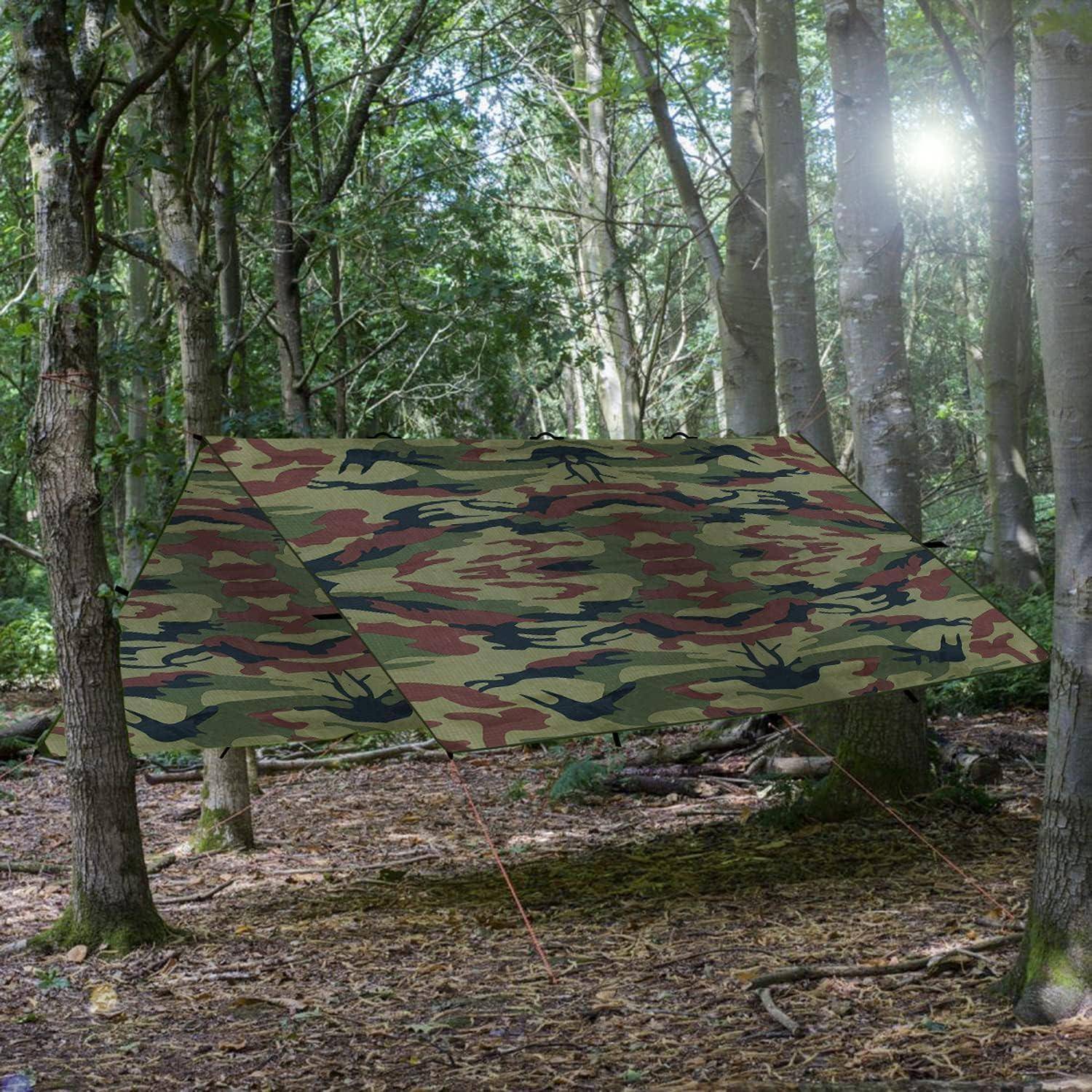 Ultraleicht 3x4 Tarp Zeltplane Wasserdicht Sonnensegel für Outdoor