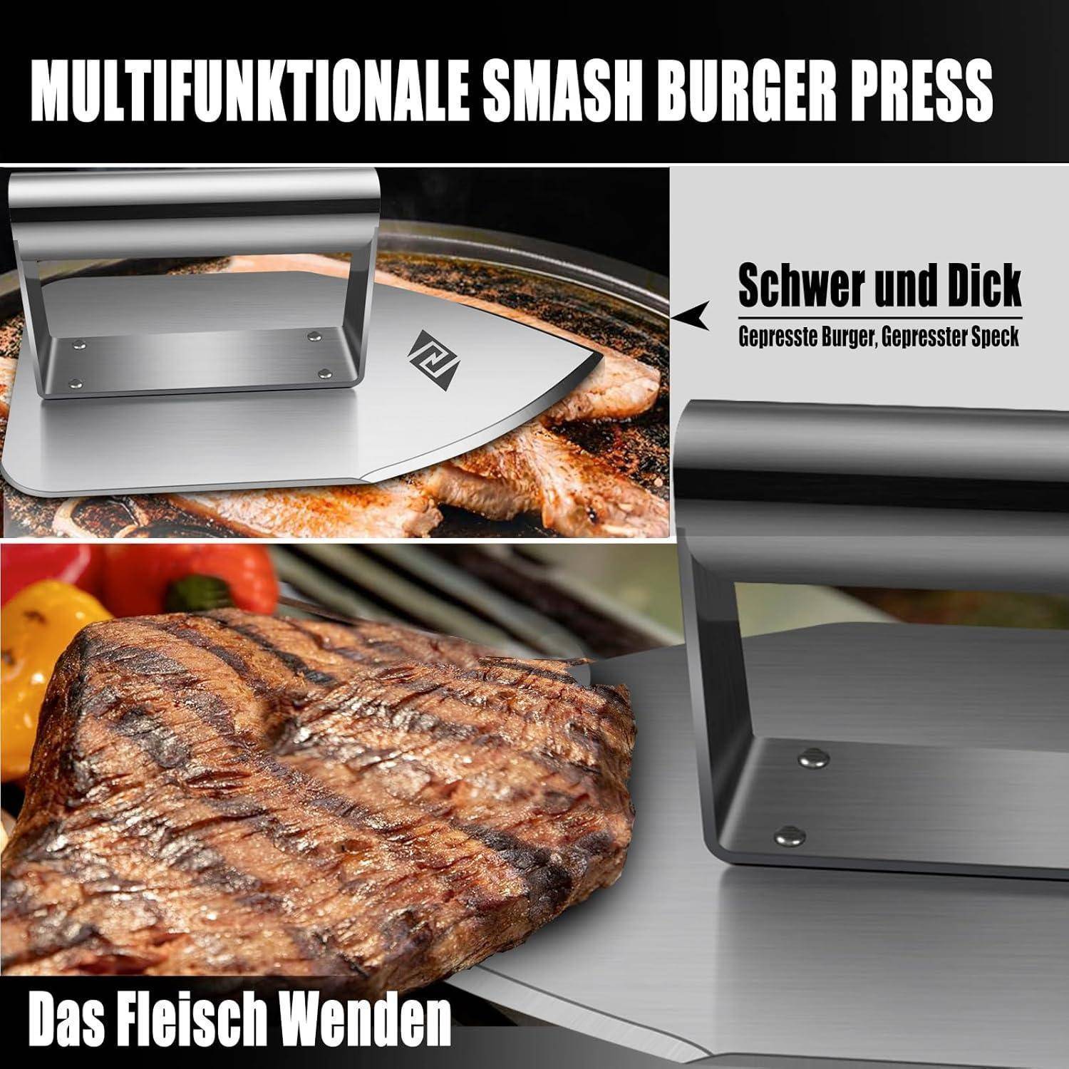Smash Burgerpresse Edelstahl Smasher Männer Geschenke