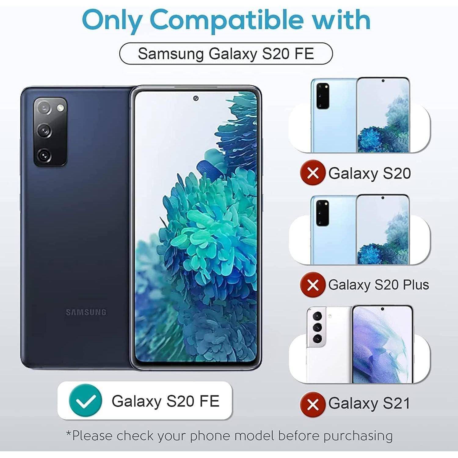 Schutzfolie Samsung Galaxy S20 FE Panzerglas 6er Set 9H Härte HD Klar