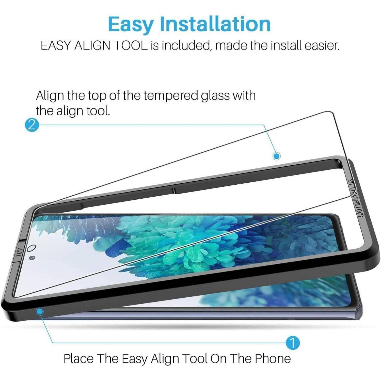 Schutzfolie Samsung Galaxy S20 FE Panzerglas 6er Set 9H Härte HD Klar