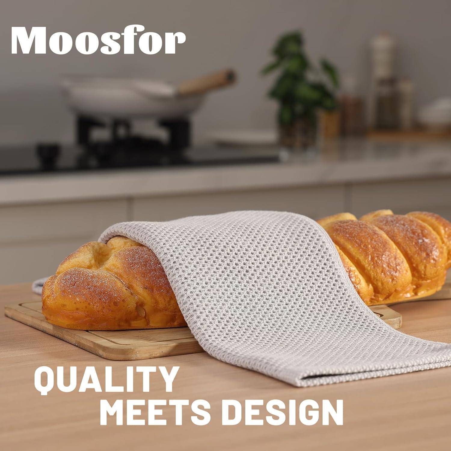 Geschirrtücher 100% Baumwolle 6er Set 30x30cm Weich Saugfähig Premium
