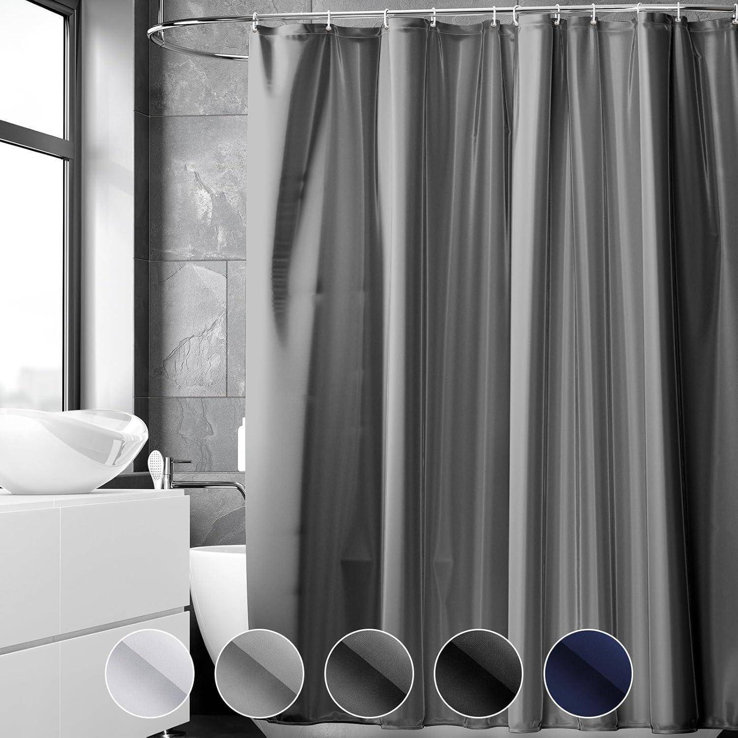 Duschvorhang 180x220 Anti-schimmel PVC Textil Wasserabweisend