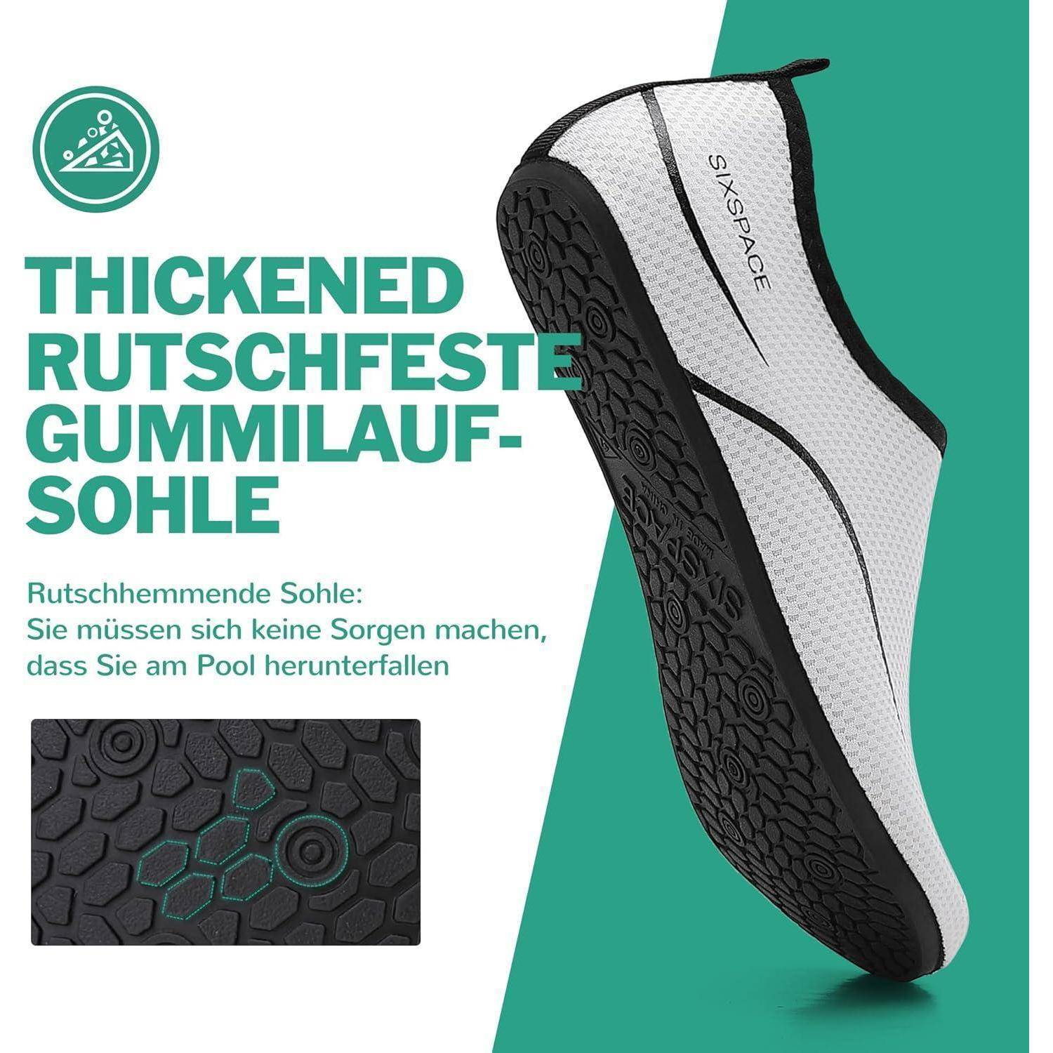 Schuh mit verdickter rutschfester Gummisohle