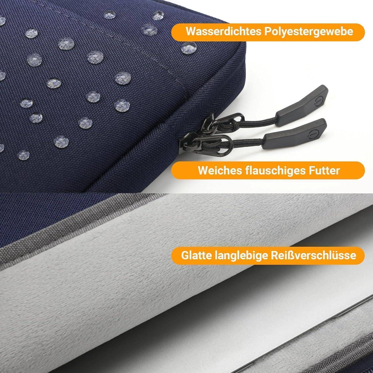 Laptophülle Notebooktasche Schutzhülle 13,3 14 13,3-14 Zoll Dunkelblau