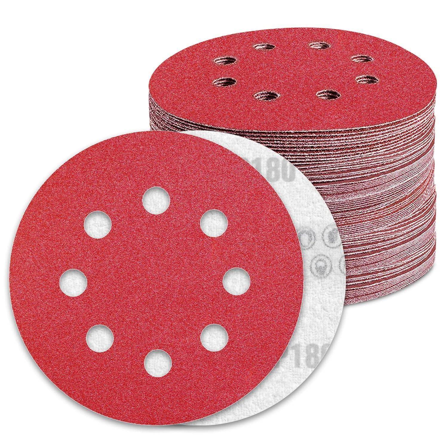 Schleifscheiben Klett 125mm 180 8 Loch Exzenterschleifer P180