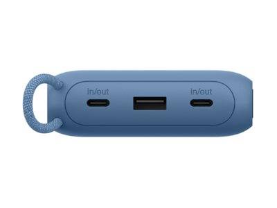 Belkin BoostCharge - Powerbank - mit Display - 20000 mAh - 20 Watt - PD - 3 Ausgabeanschlussstellen (2 x USB-C, USB)