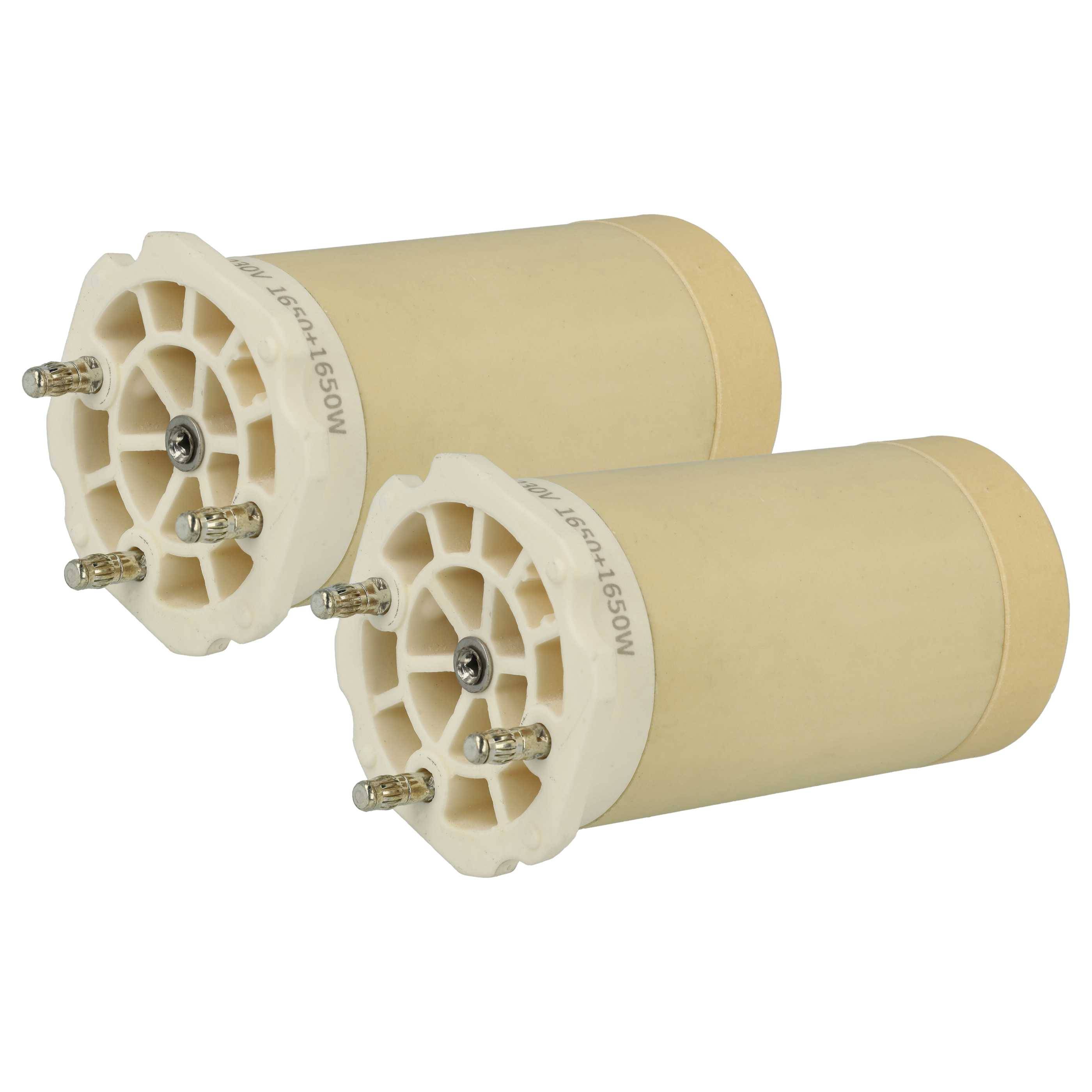 vhbw 2x Heizelement Ersatz für Leister 113.269 für Heißluftschweißpistole - 3300 W, Keramik Heizkern, 4,4 x 8,6 cm